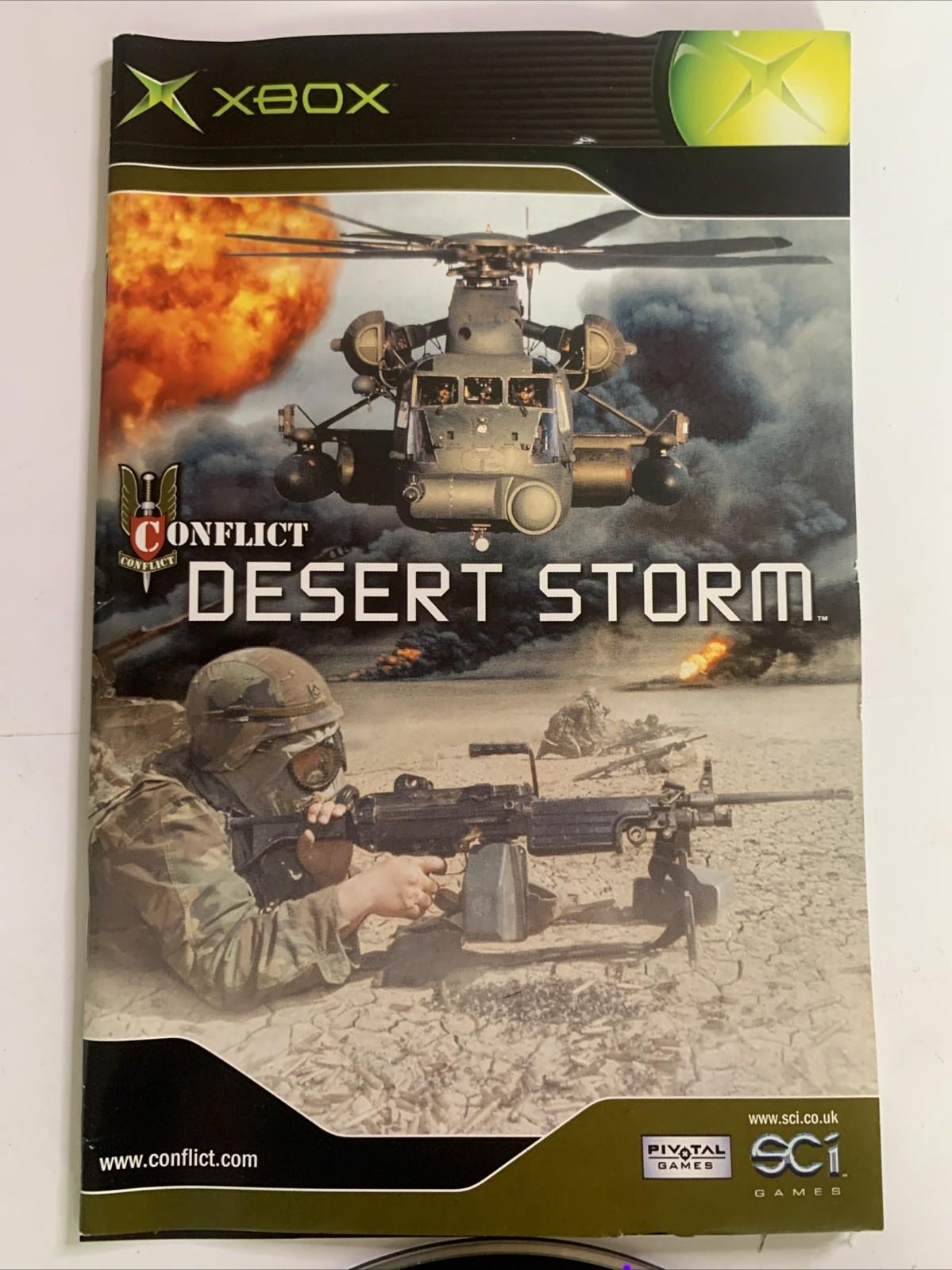 Conflict Desert Storm Microsoft XBOX Original PAL Game COmplete