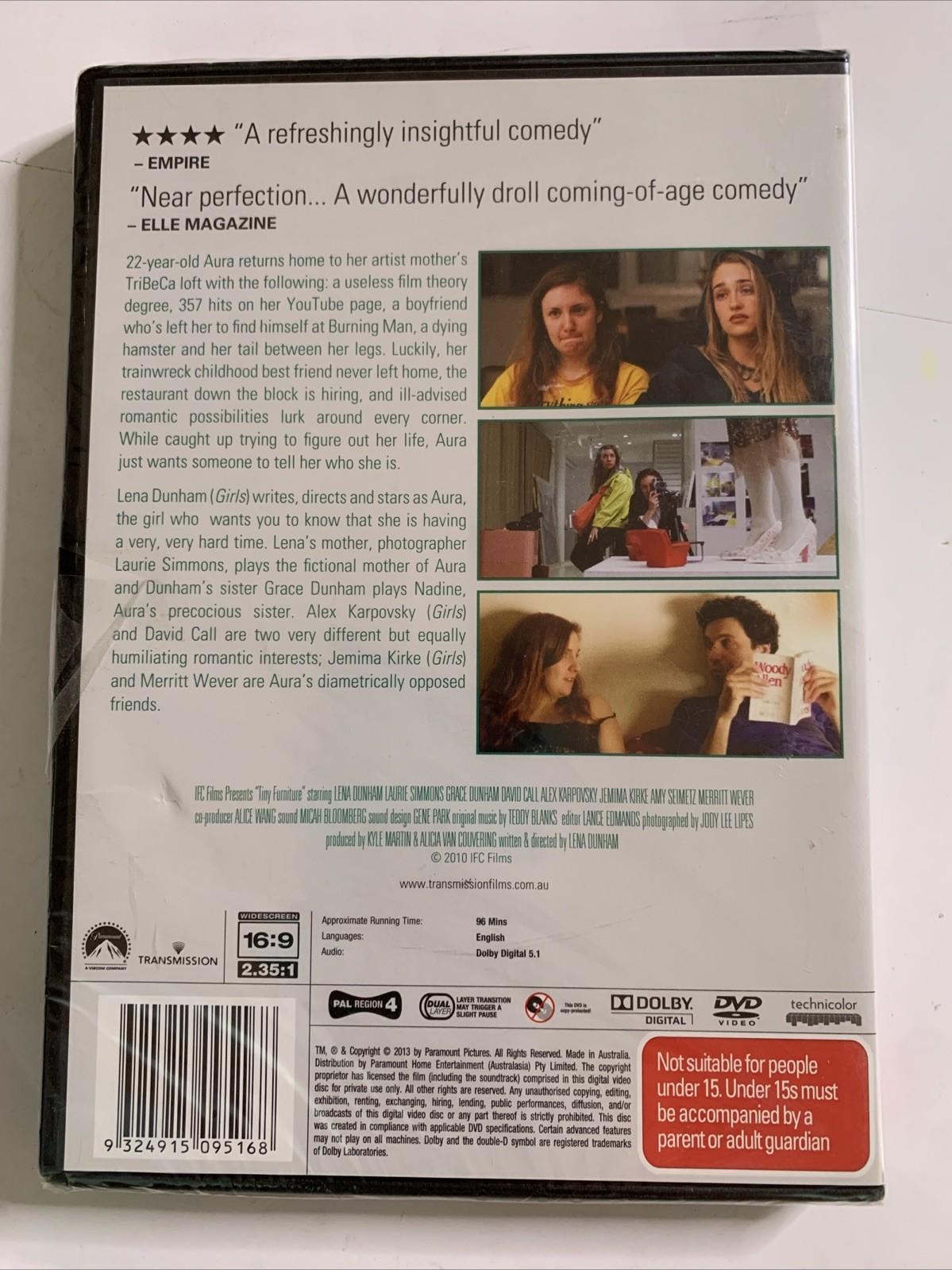 Tiny Furniture (DVD, 2010) Lena Dunham, Laurie Simmons Region 4 NEW