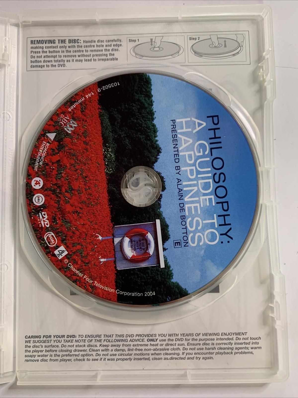 Philosophy: A Guide to Happiness (DVD, 2002) Alain De Botton Region 4