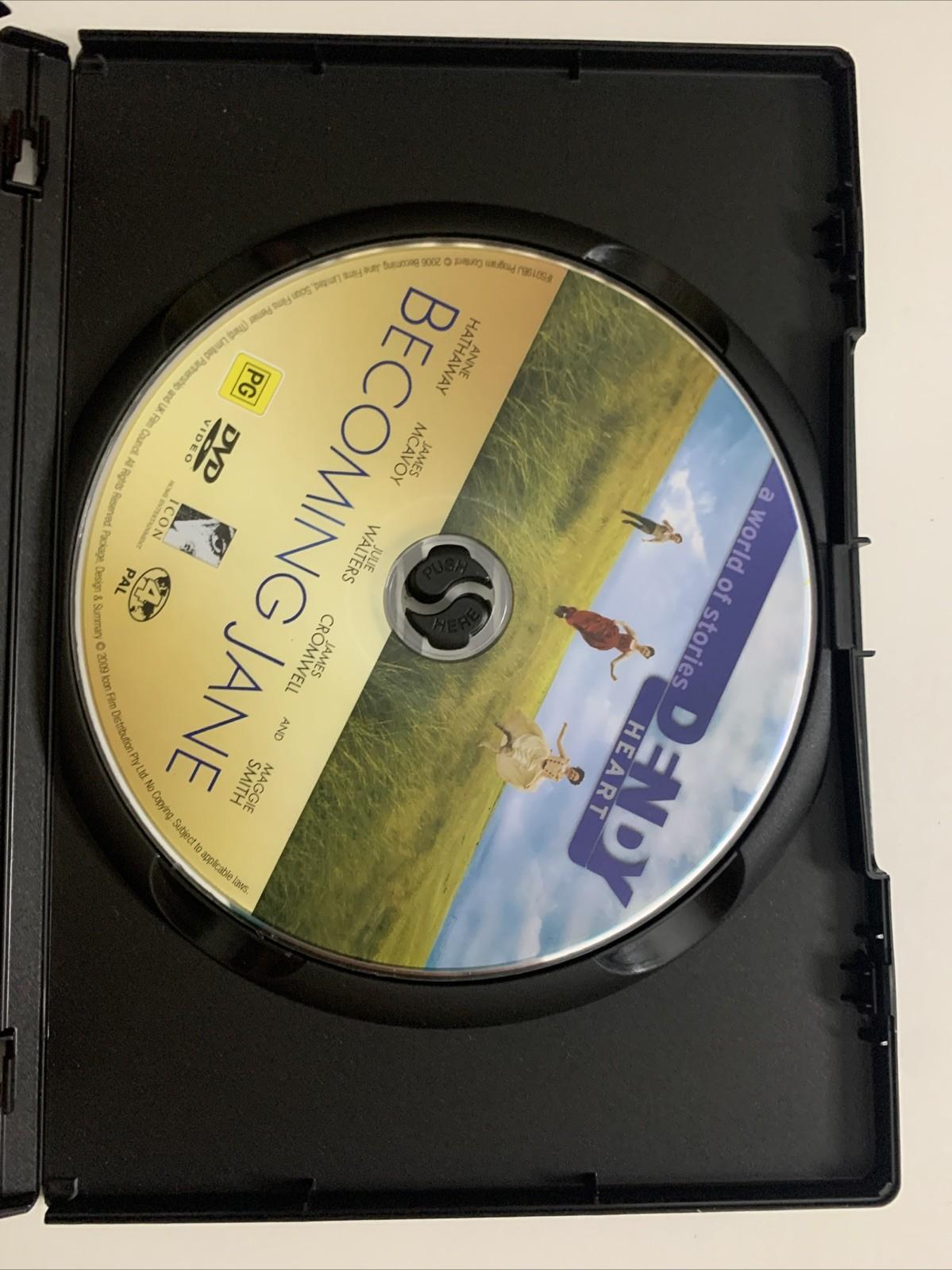 Becoming Jane (DVD, 2007) Anne Hathaway, James McAvoy Region 4
