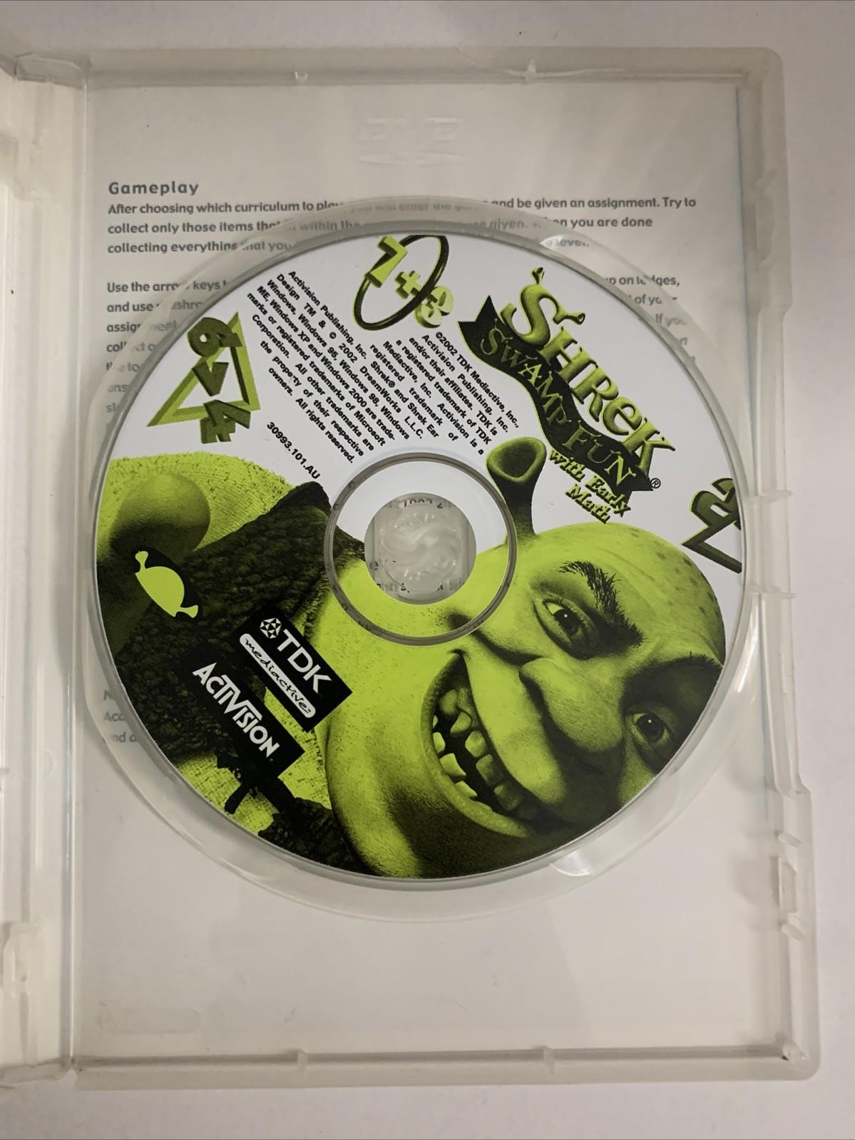 Shrek: Swamp Fun With Early Math PC CD-ROM Windows Game