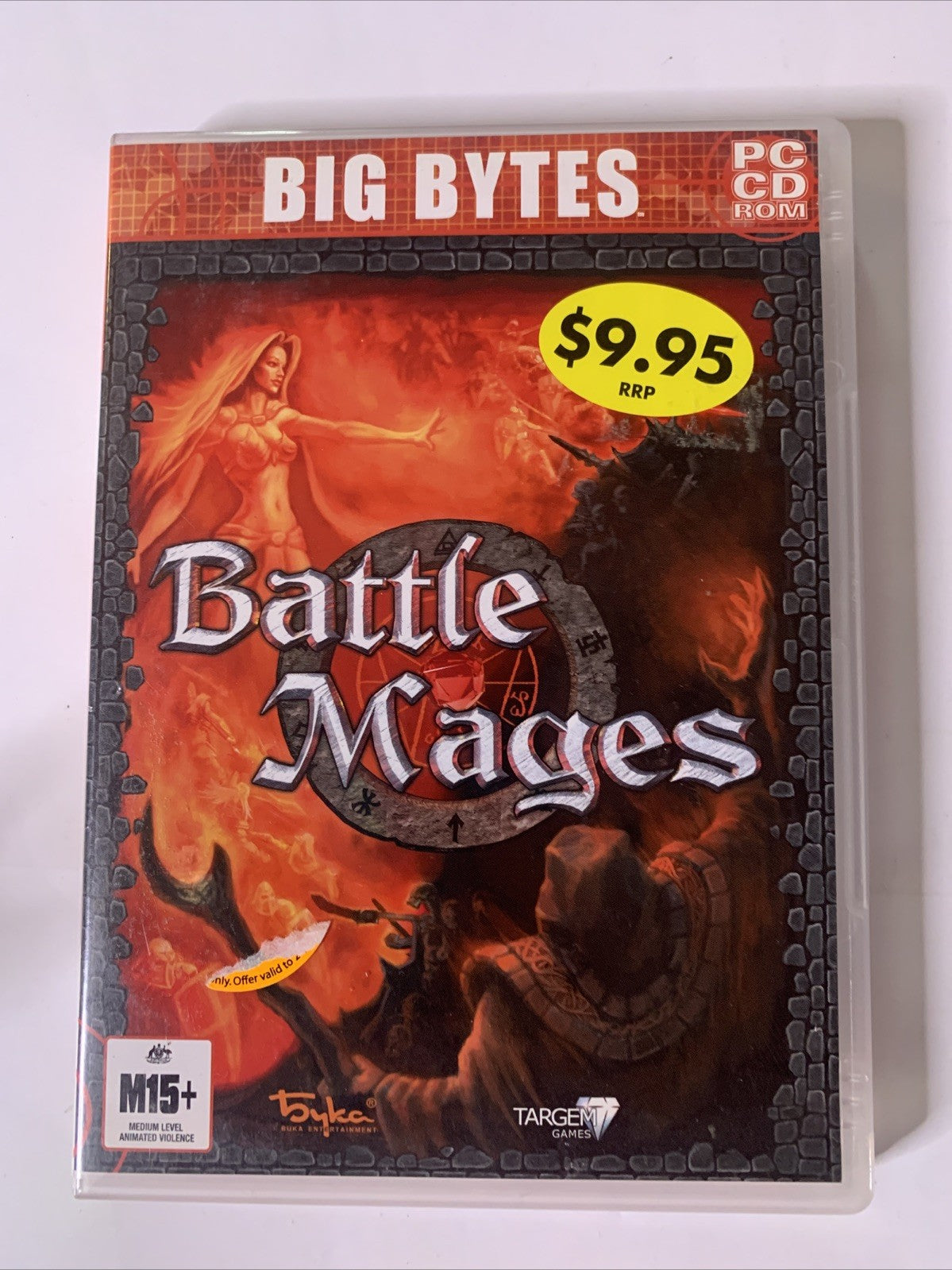 Battle Mages PC CD-ROM Windows RTS Strategy RPG Game