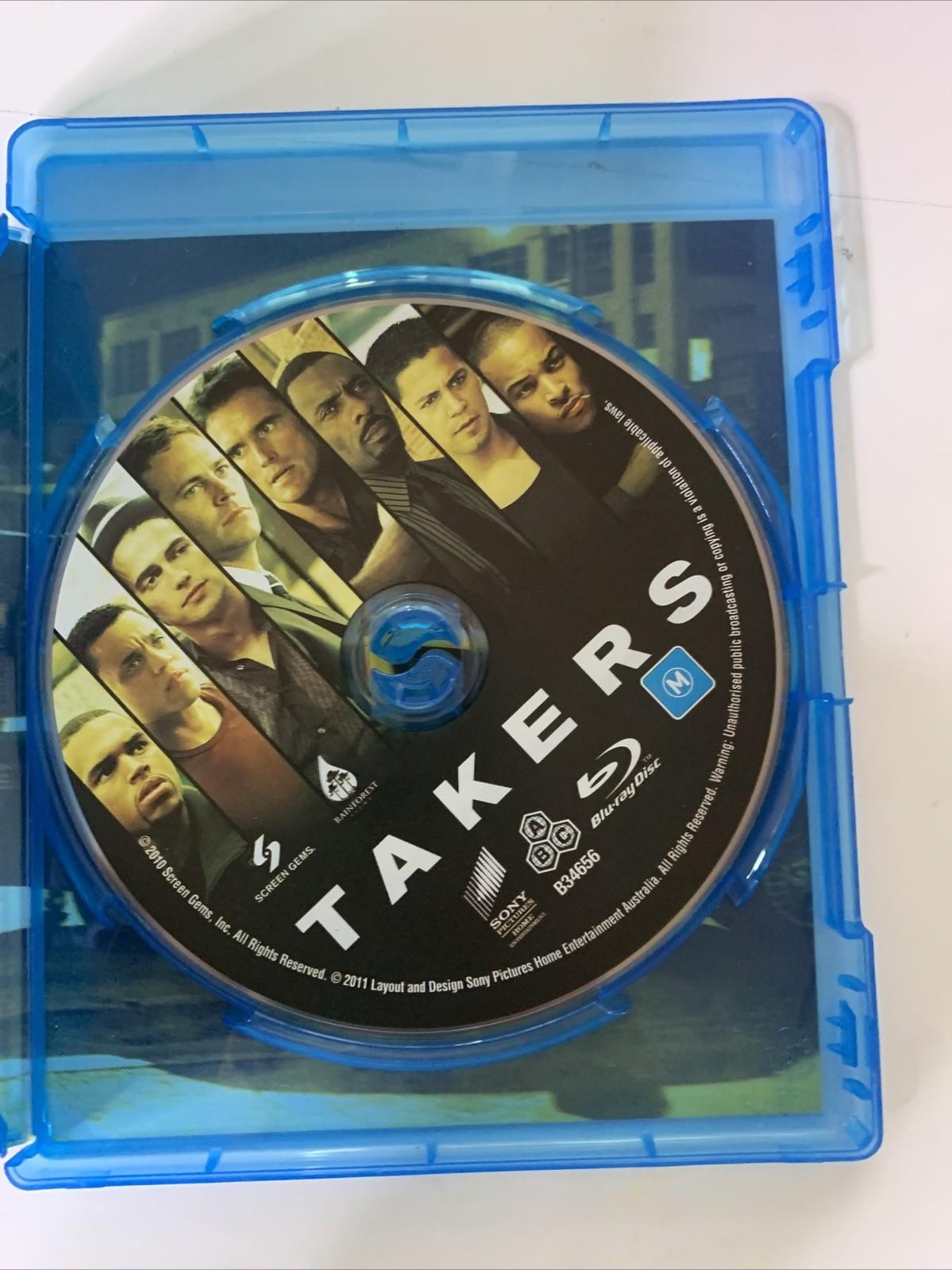 Takers (Blu-ray, 2010) Matt Dillon, Hayden Christensen, Paul Walker, Idris Elba