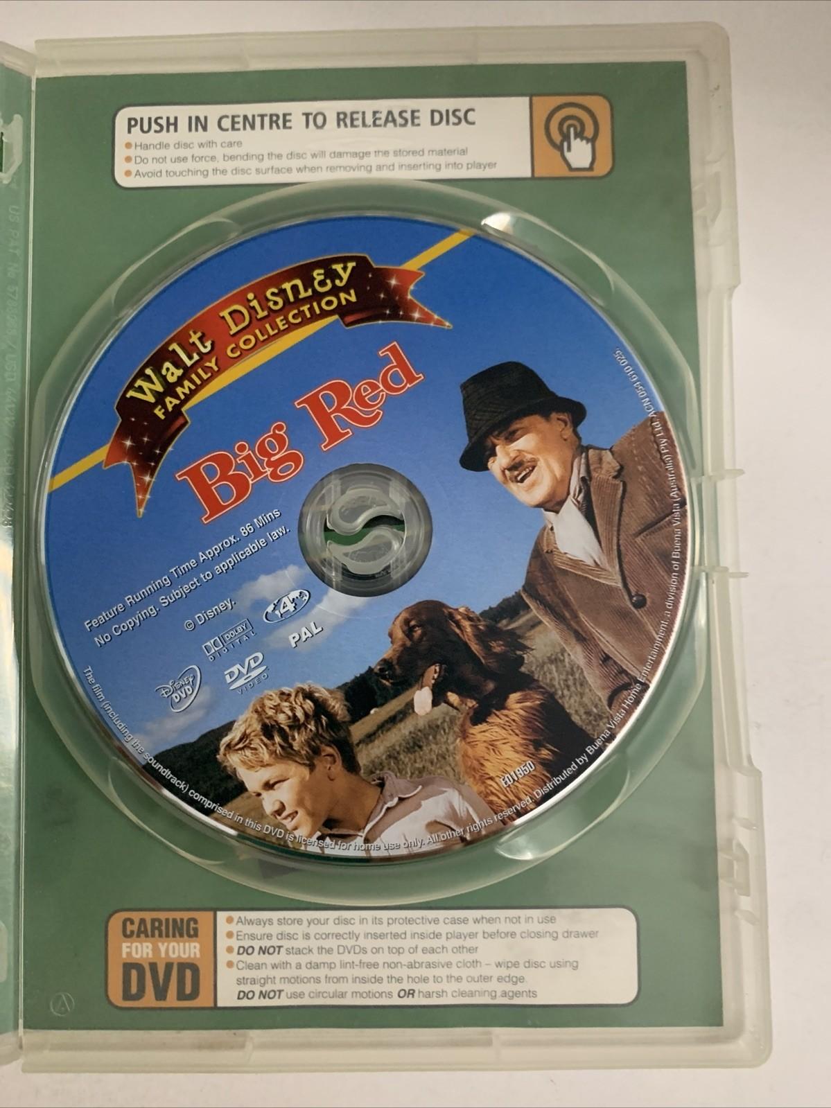 Big Red (DVD, 1962) Disney Film Region 4