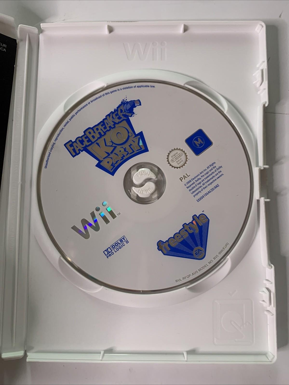 FaceBreaker K.O Party Nintendo Wii PAL Boxing Game