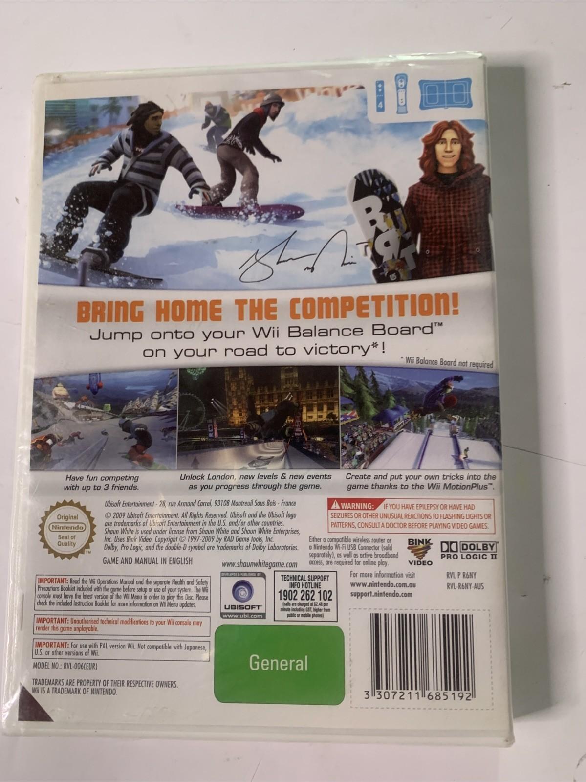 Shaun White Snowboarding: World Stage Nintendo Wii PAL Game NEW SEALED