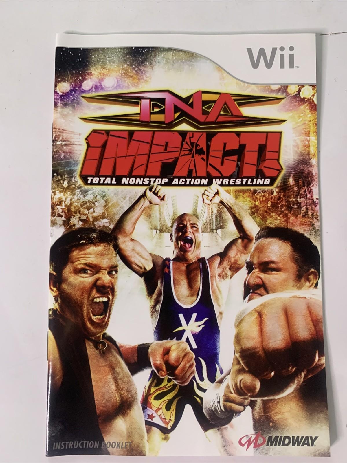 TNA Impact Total Nonstop Action Wrestling Nintendo Wii PAL Game Complete