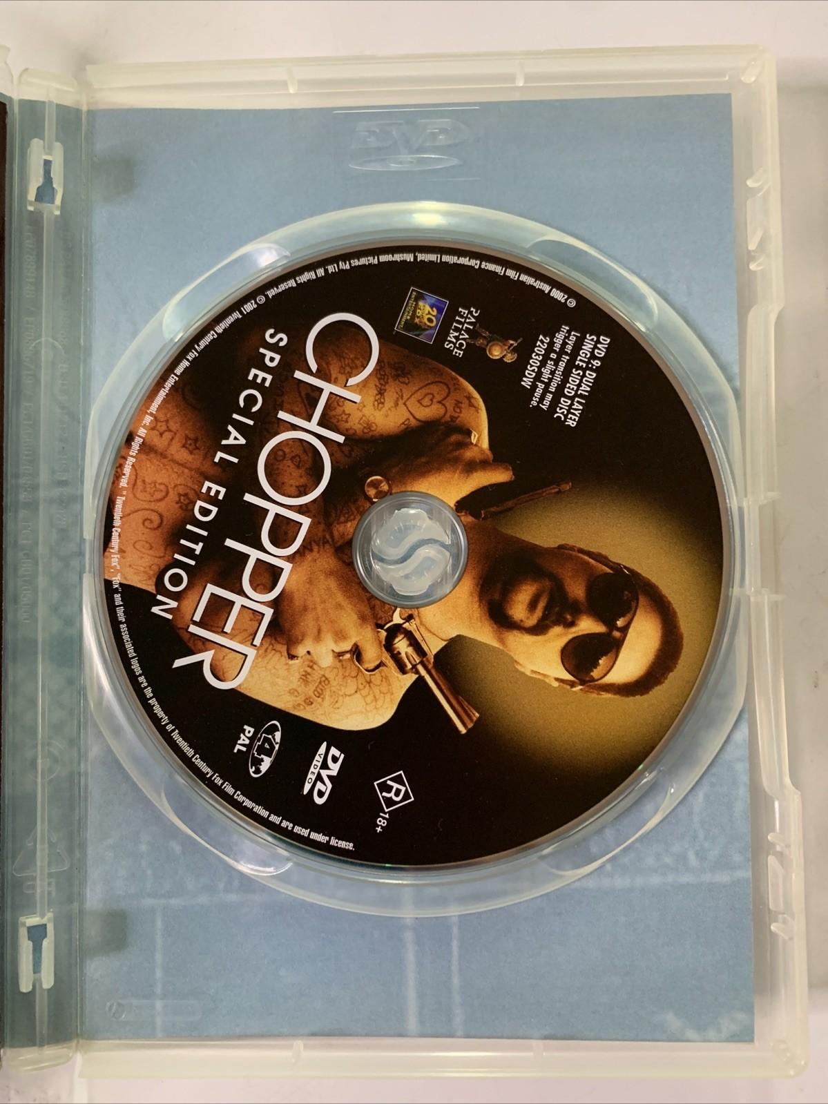 Chopper (DVD, 2000) Eric Bana, Vince Colosimo Region 4