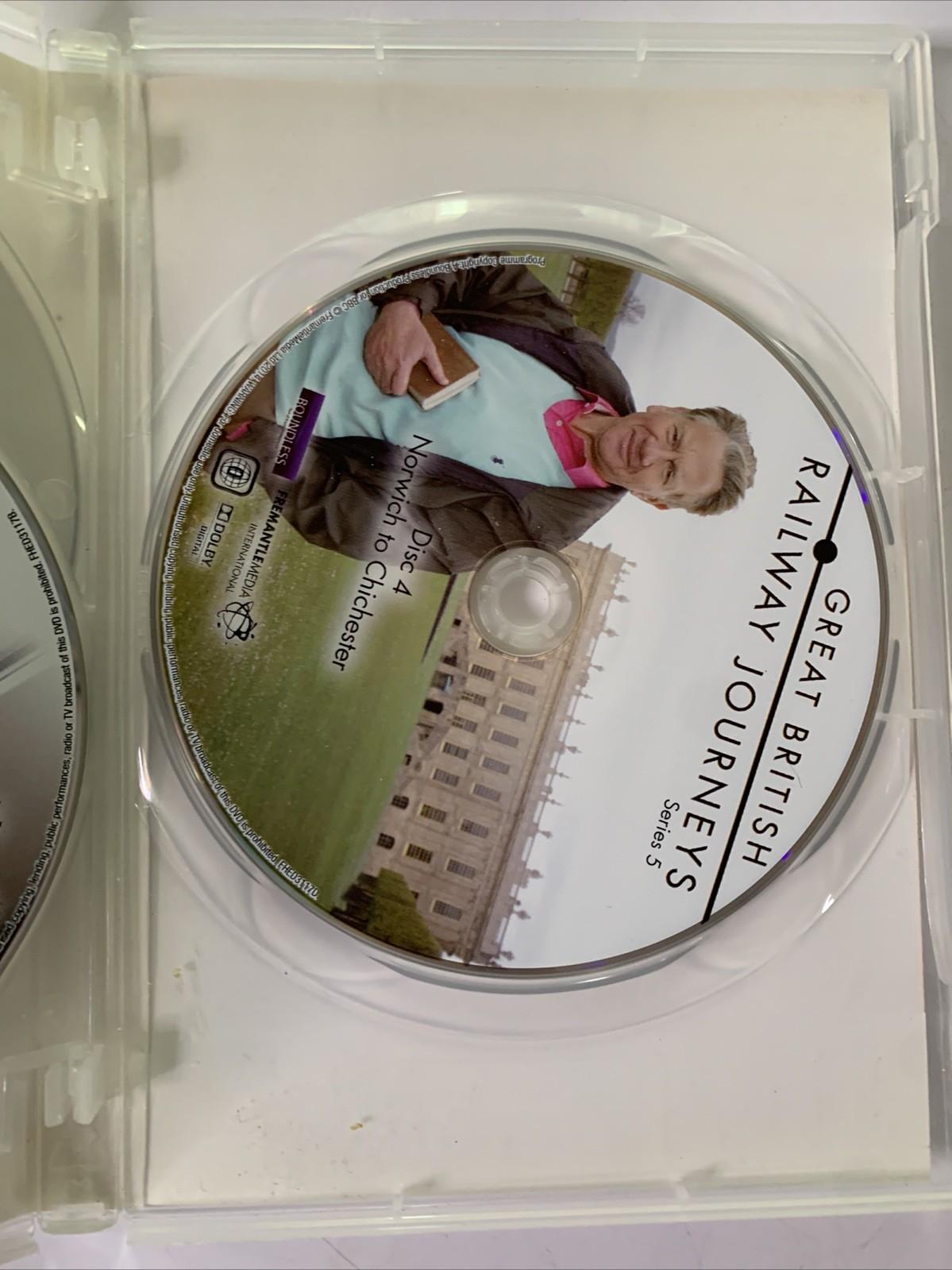 Great British Railway Journeys: Series 5 (DVD, 2015) Michael Portillo All Region