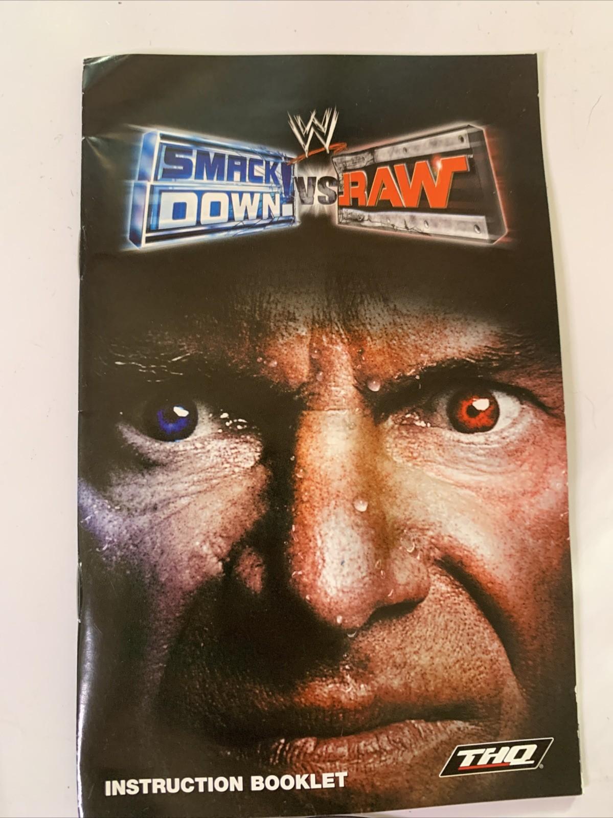 WWE SmackDown vs Raw 2004 Sony PlayStation 2 PS2 PAL Wrestling Game Complete