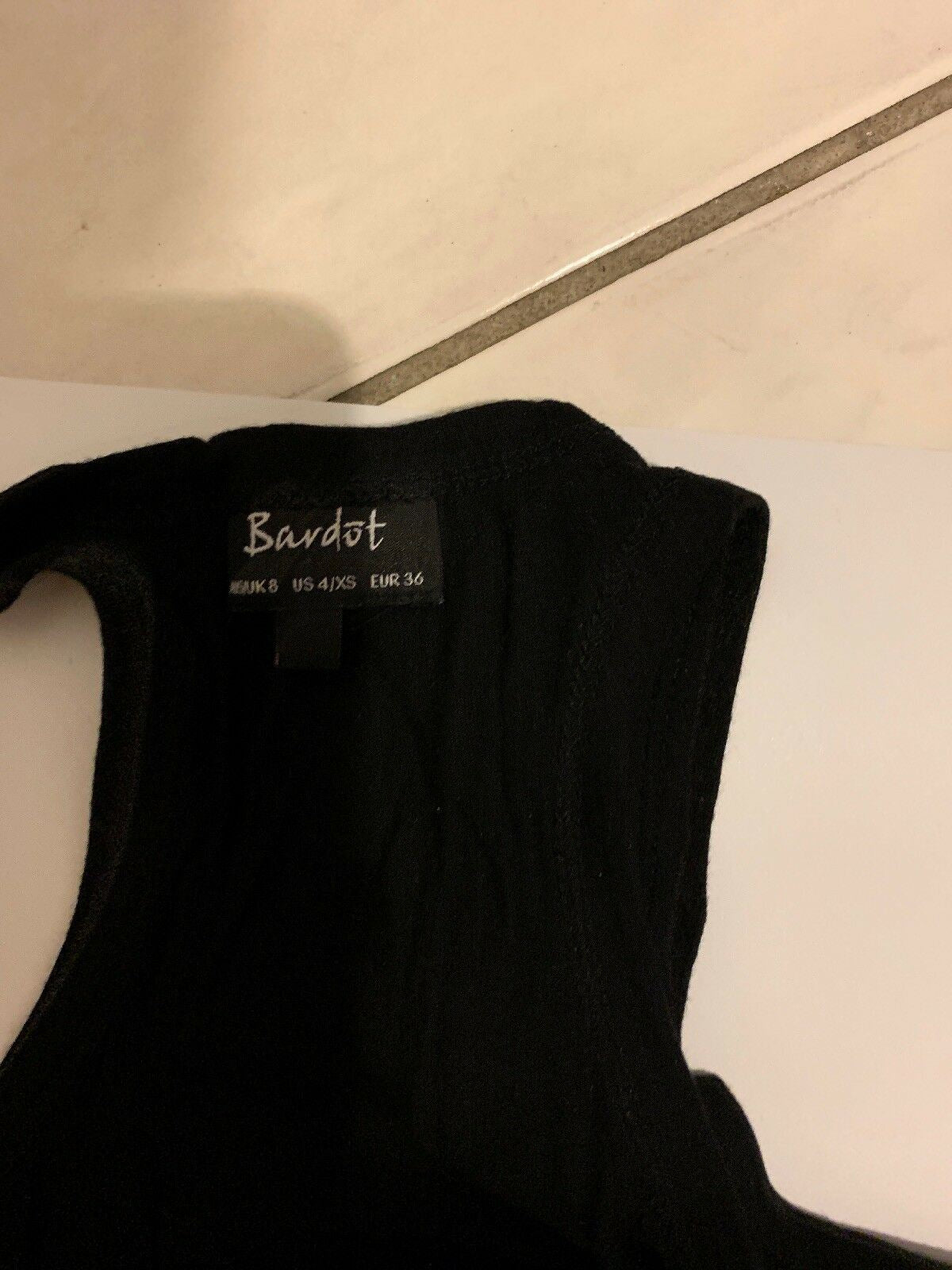 Bardot Black Dress Size 8