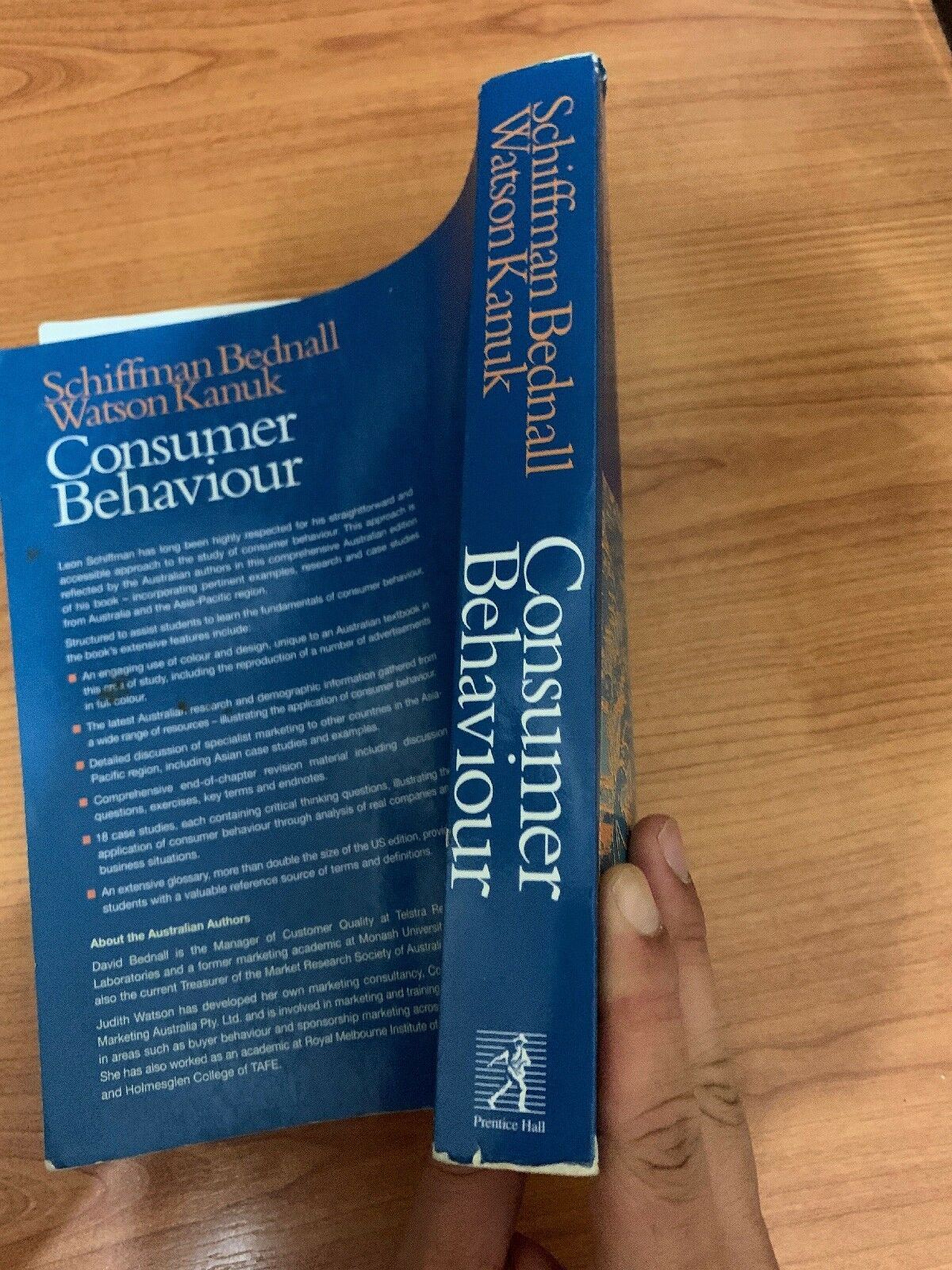 CONSUMER BEHAVIOUR Bednall Schiffman Kanuk Watson 1997
