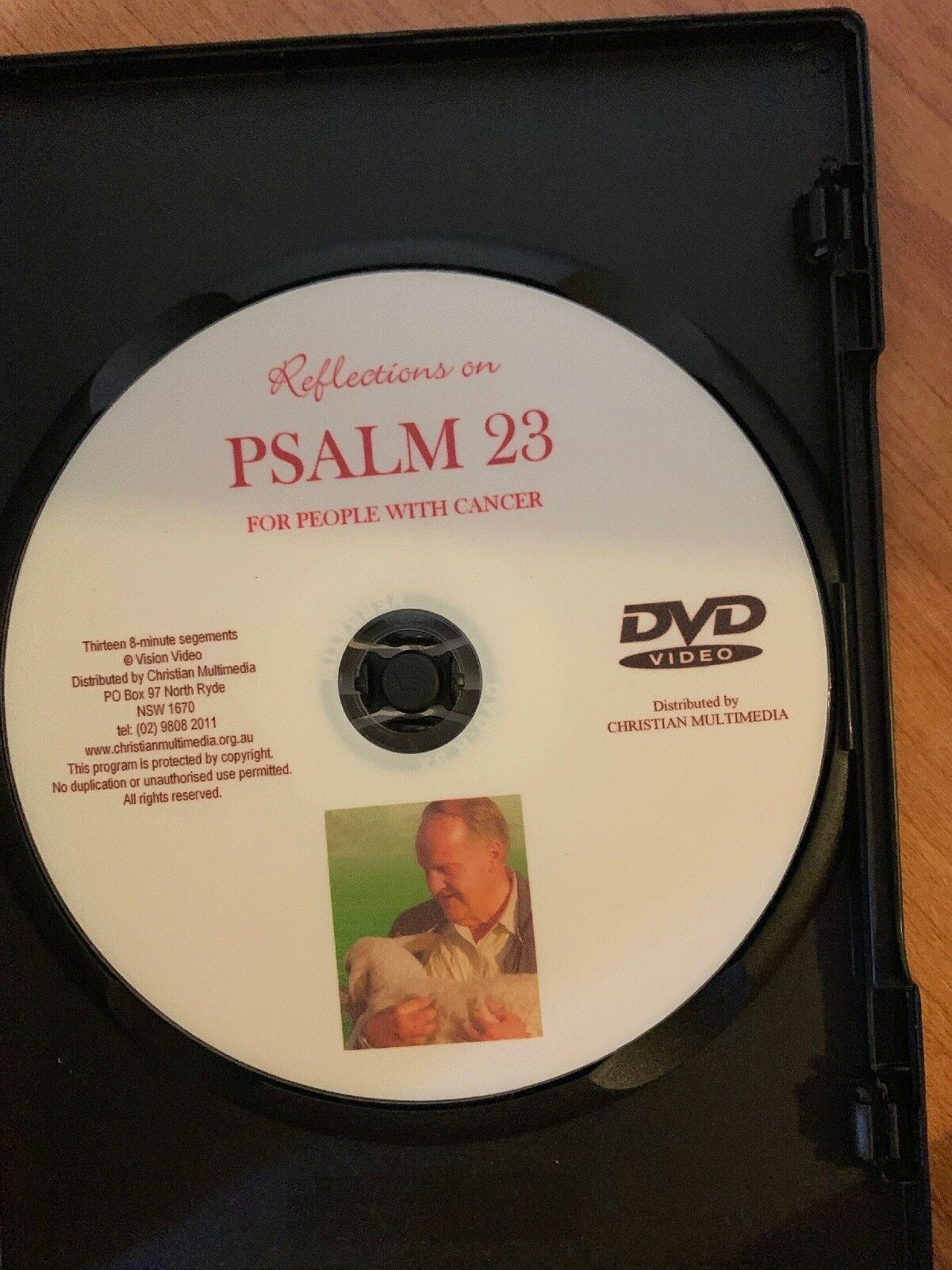 Reflections on Psalm 23 for People With Cancer by Ken Curtis (DVD, 2007)