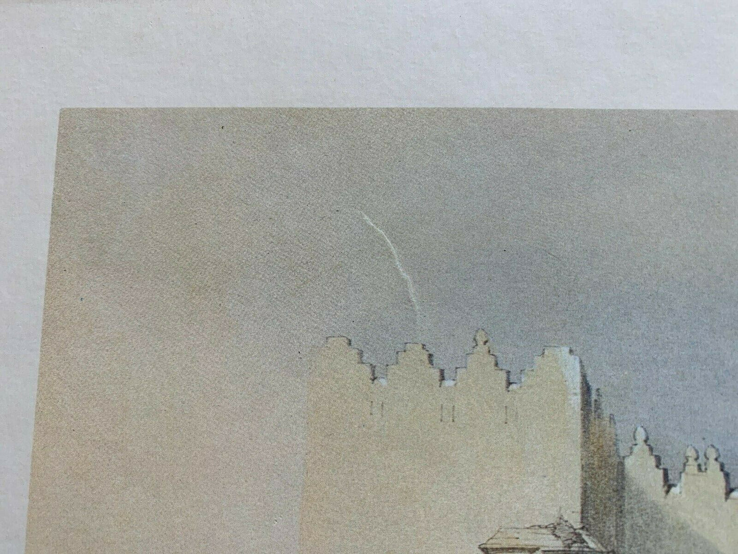 Jerusalem, Damascus Gate (1839) lithograph by David Roberts