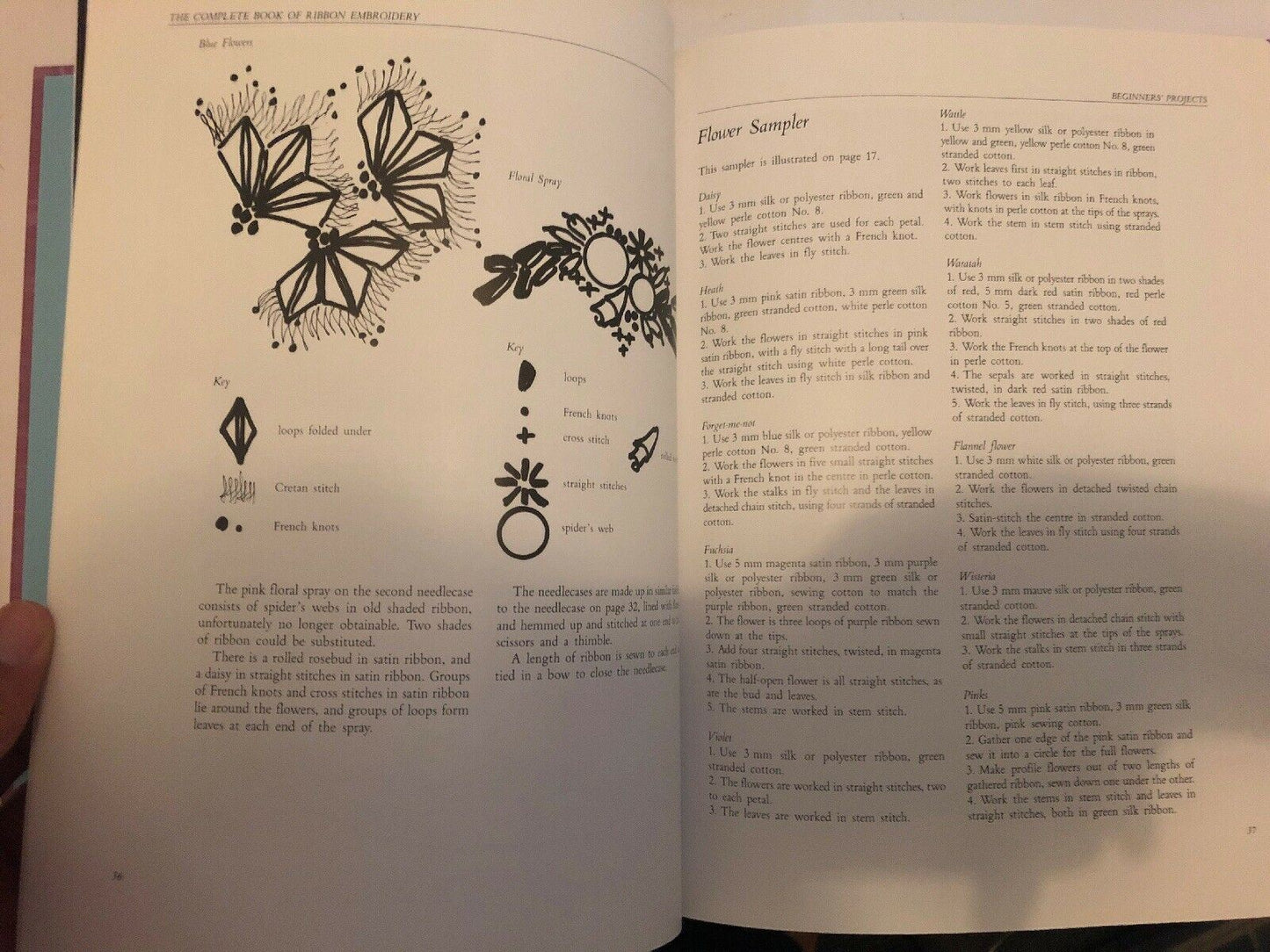 The Complete Book Of Ribbon Embroidery - Heather Joynes 1993 Hardcover