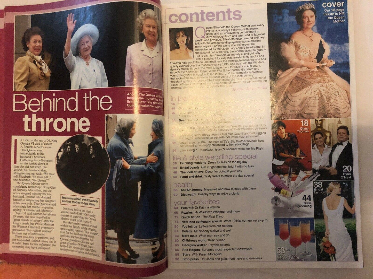 NEW IDEA MAGAZINE - April 13, 2002, Special Memorial Edition, Queen Elizabeth