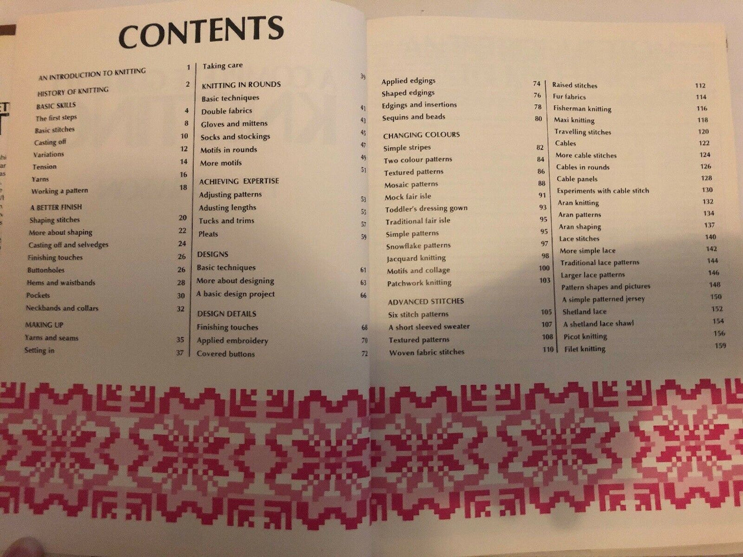 "Complete Guide to Knitting ("Golden Hands") By Pam Dawson" Hard cover Book