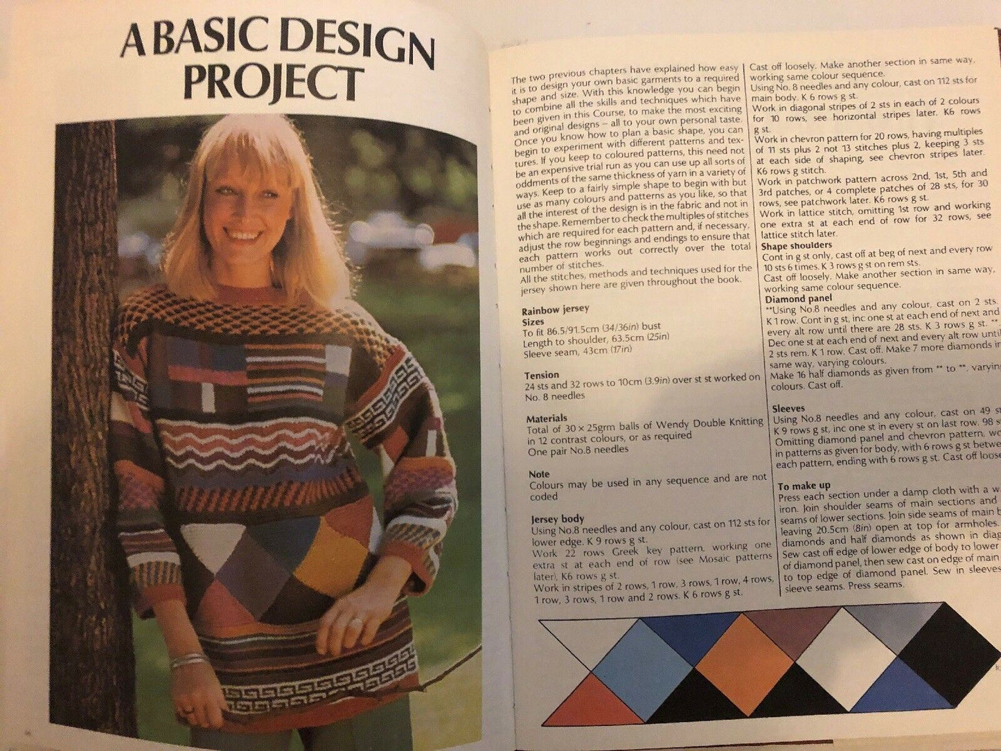 "Complete Guide to Knitting ("Golden Hands") By Pam Dawson" Hard cover Book