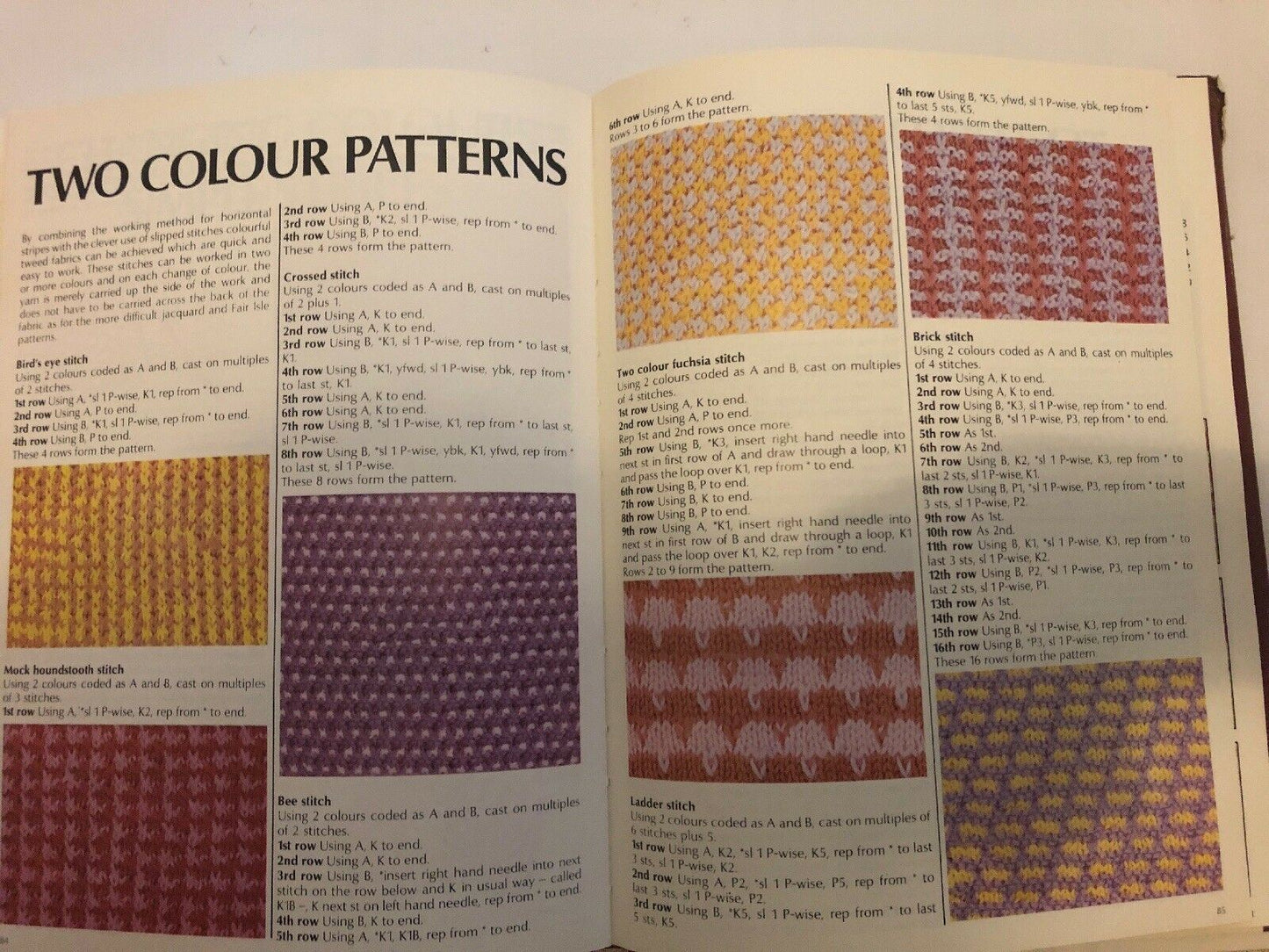 "Complete Guide to Knitting ("Golden Hands") By Pam Dawson" Hard cover Book
