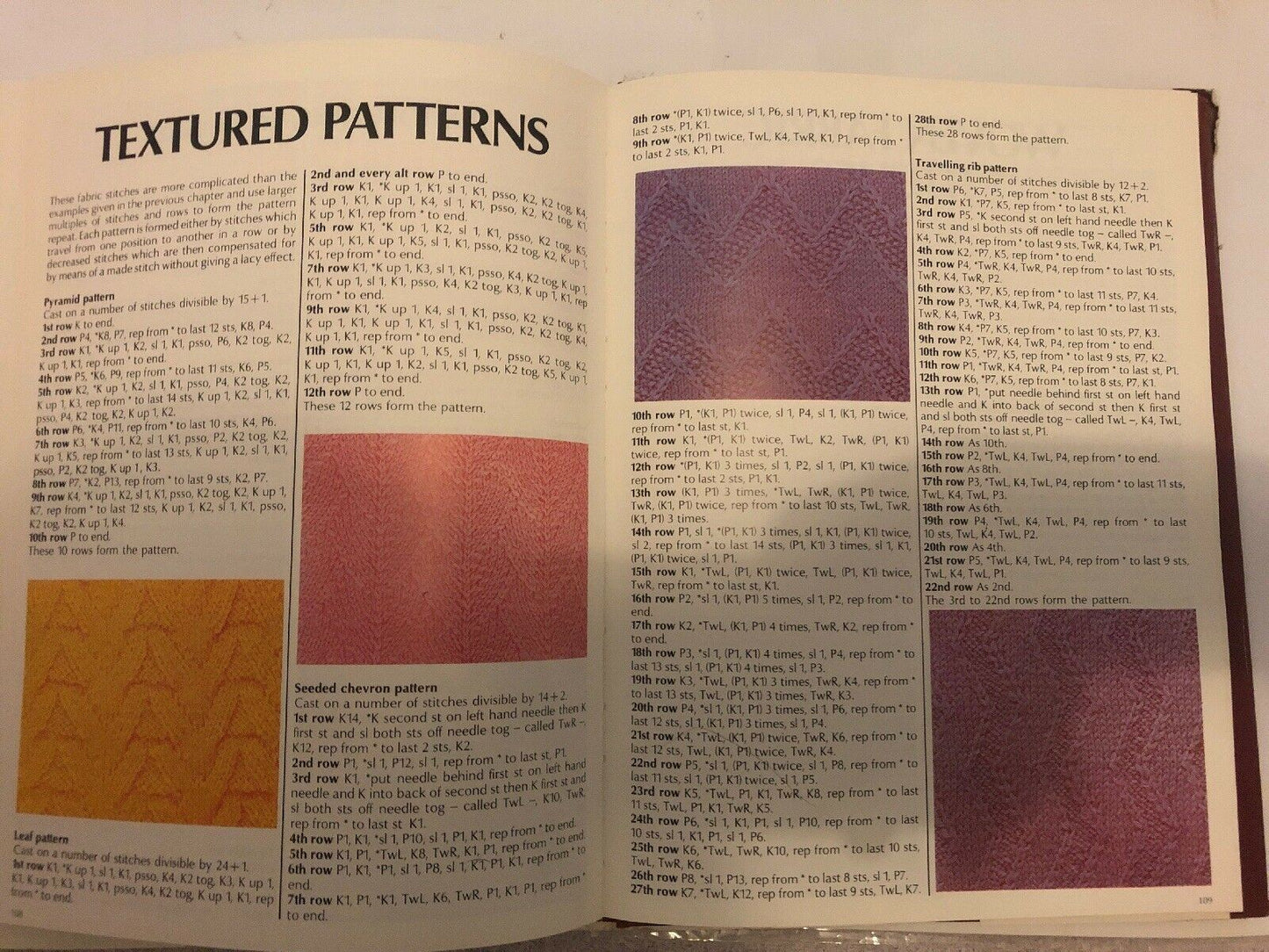 "Complete Guide to Knitting ("Golden Hands") By Pam Dawson" Hard cover Book