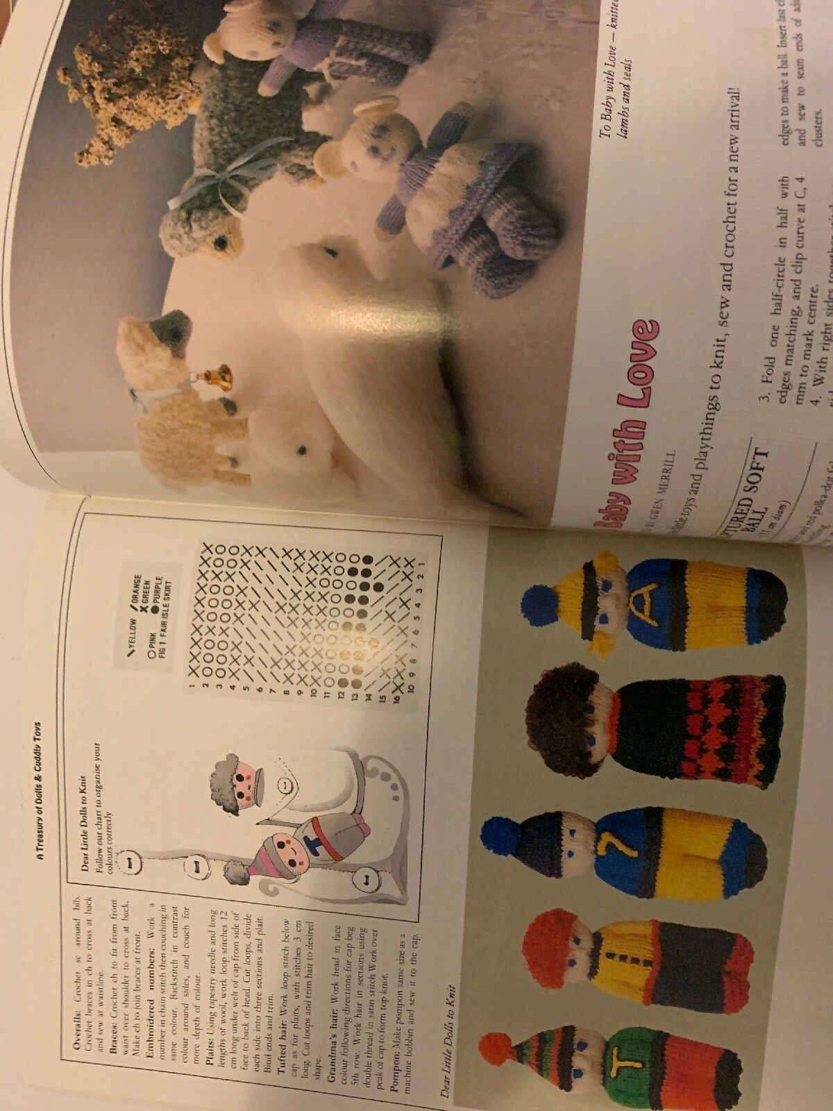 Treasury Of Dolls & Cuddly Toys Revised Forth Printing 1990