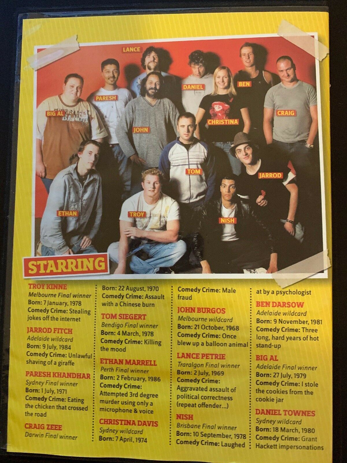 FHM - Search For Australia's Funniest Man! (DVD) All Regions