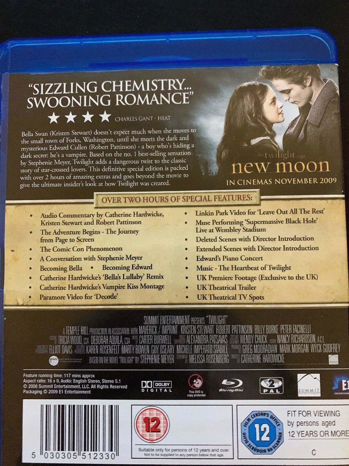 Twilight (Blu-ray, 2008) Blu-ray With 2 Hours Of Special Features