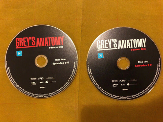 Grey's Anatomy : Season 1 (DVD, 2006, 2-Disc Set) - Free Shipping!