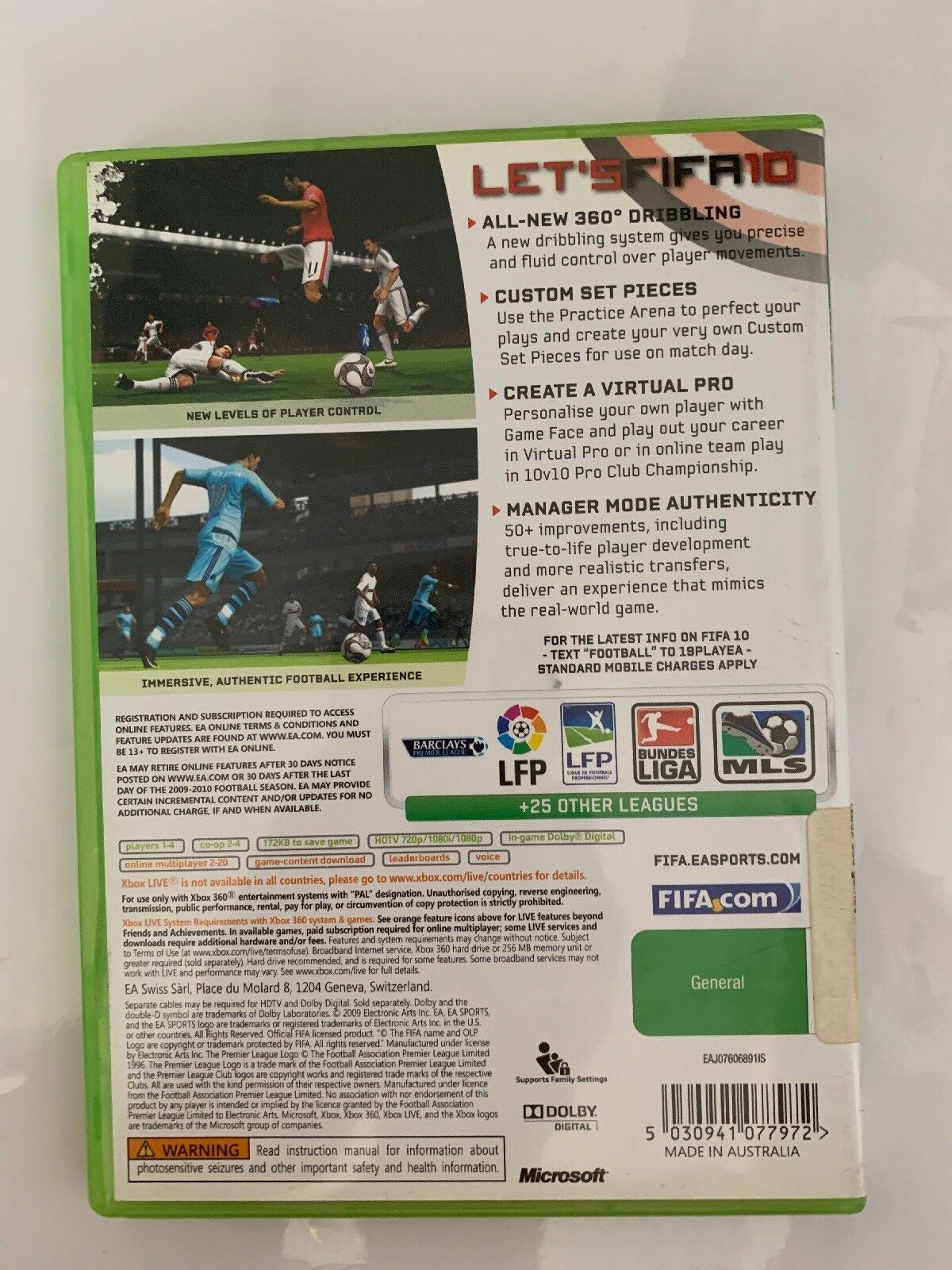 FIFA 10 - Microsoft Xbox 360 PAL Football Game