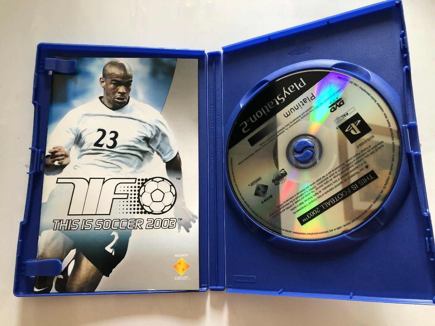This is Soccer 2003 PS2 (Platinum) PAL *Complete* - Free Shipping!