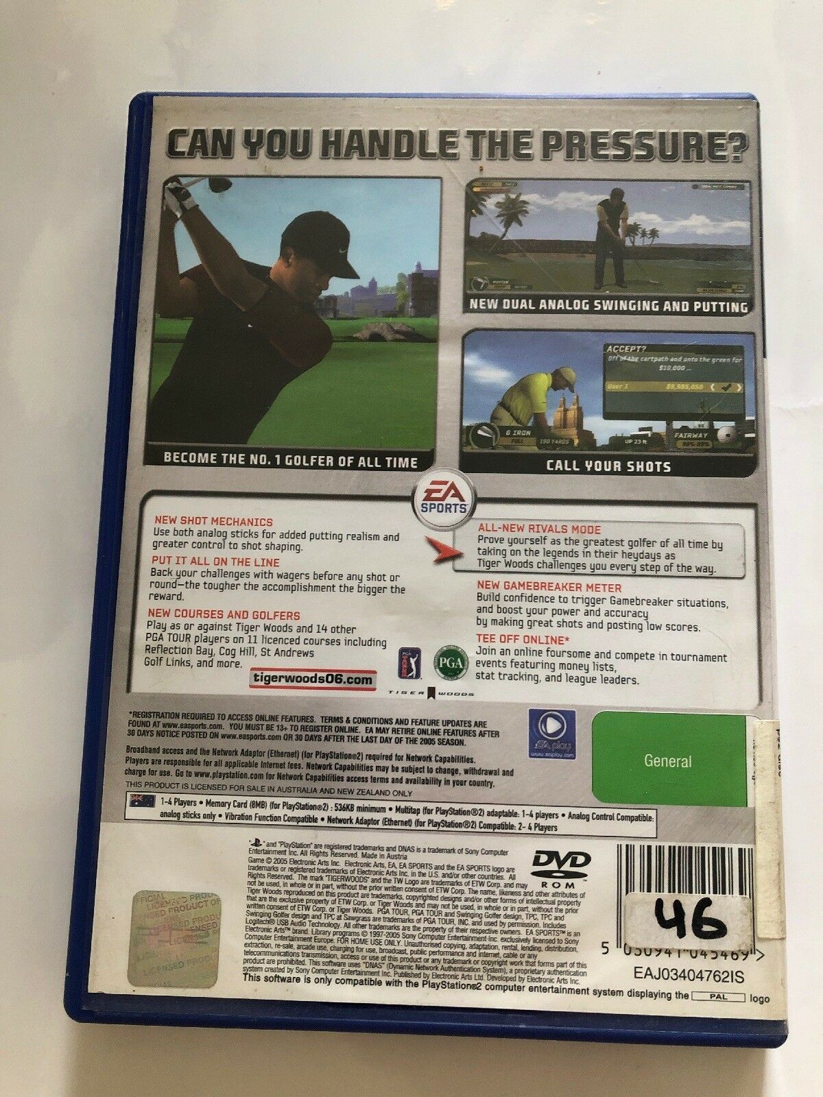 Tiger Woods PGA Tour 06 (Sony PlayStation 2, 2005) - Free Shipping!