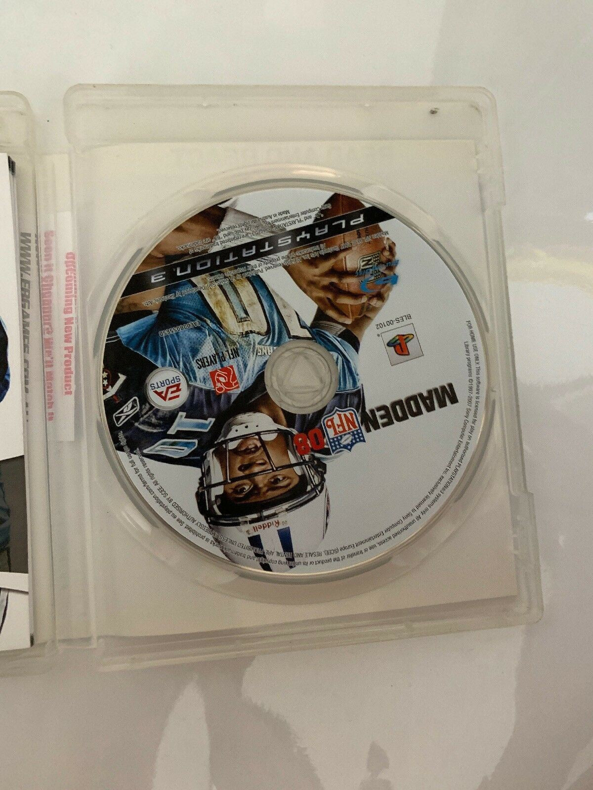Madden NFL 08 / 2008 - Playstation 3 Game with Manual