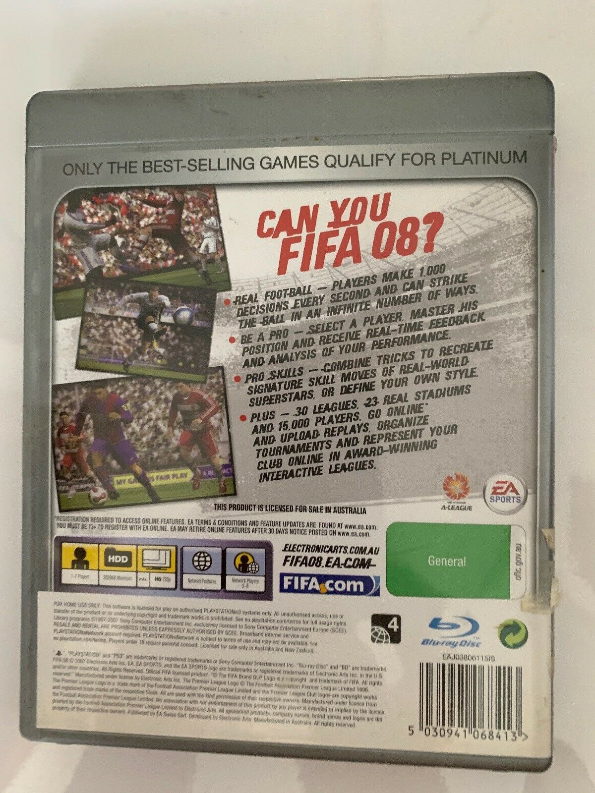 FIFA 08 Platinum Edition Football World Cup - Playstation 3 PS3 Game