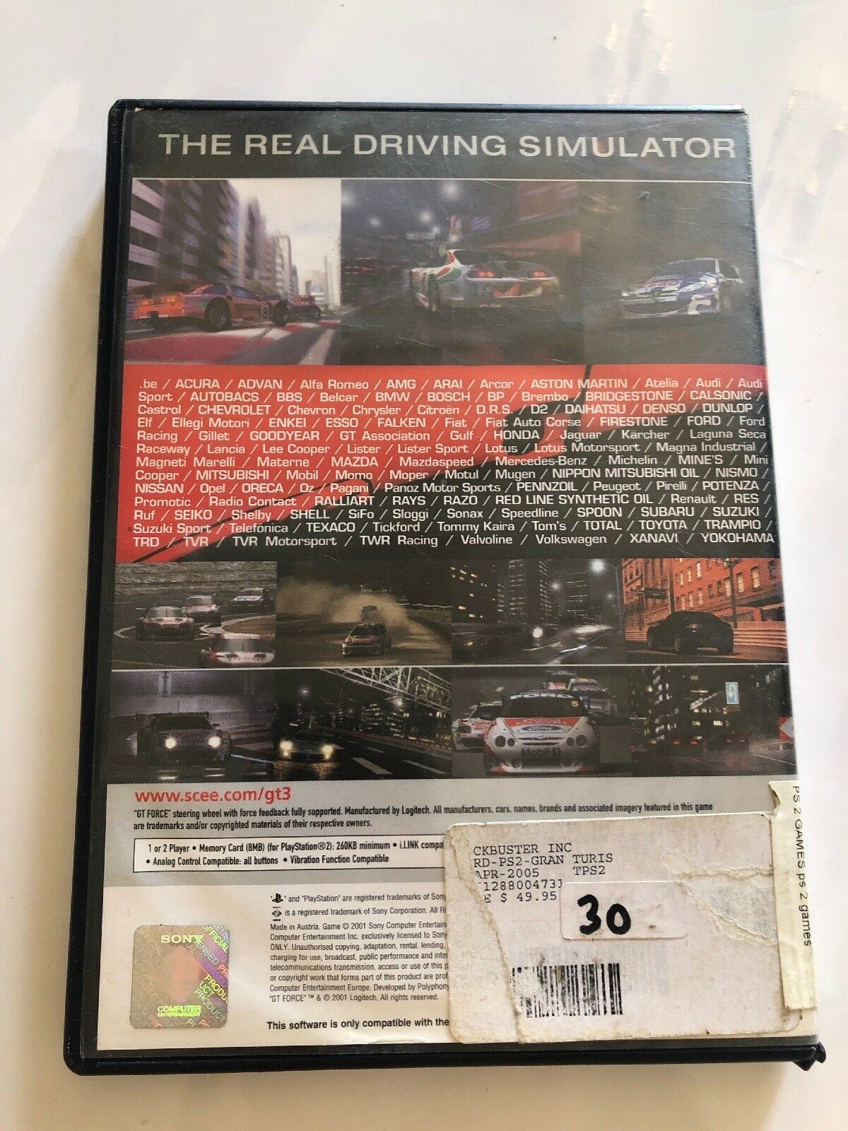 Gran Turismo 3: A-Spec - (Sony PlayStation 2, 2001) - Free Shipping!