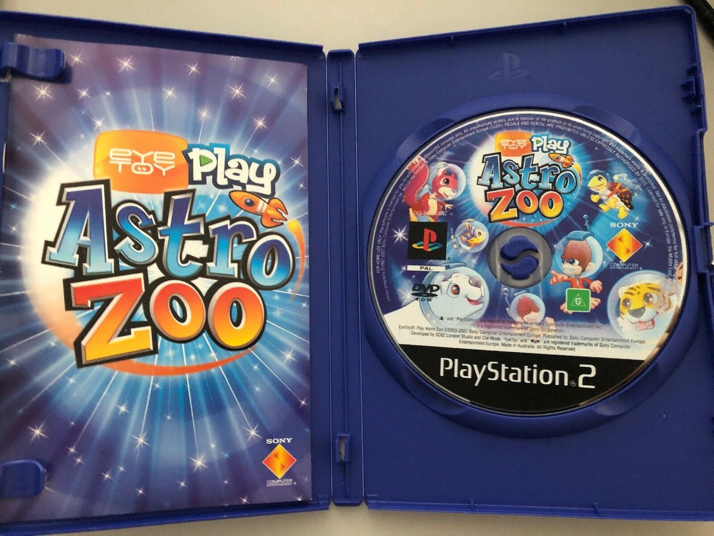 EyeToy Play - Astro Zoo - PS2 PlayStation 2 PAL Game