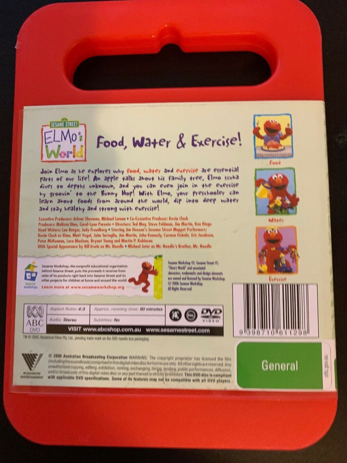 Sesame Street - Elmo's World - Food, Water & Exercise (DVD, 2006)