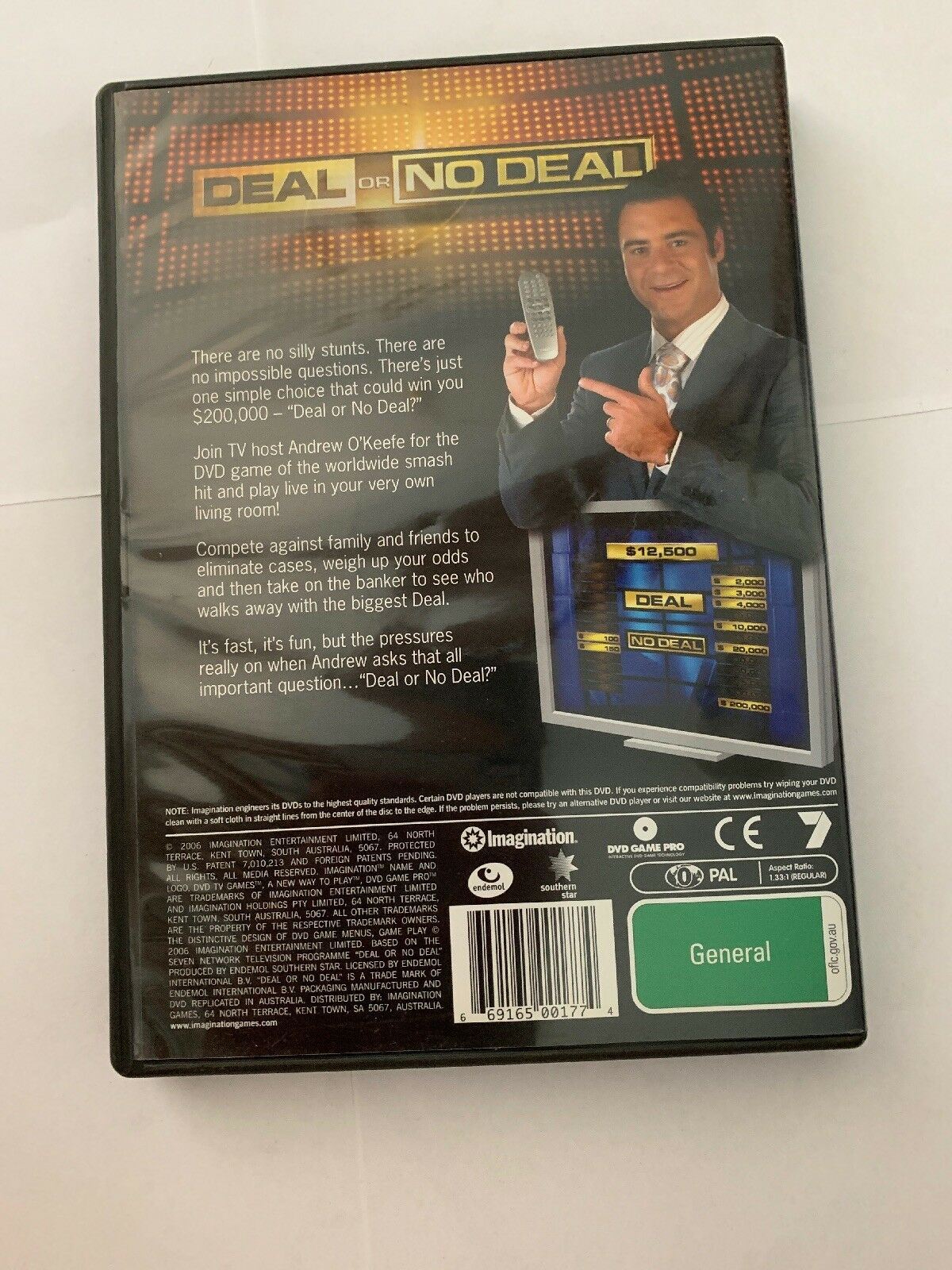Deal Or No Deal - Interactive DVD Game (DVD, 2006)