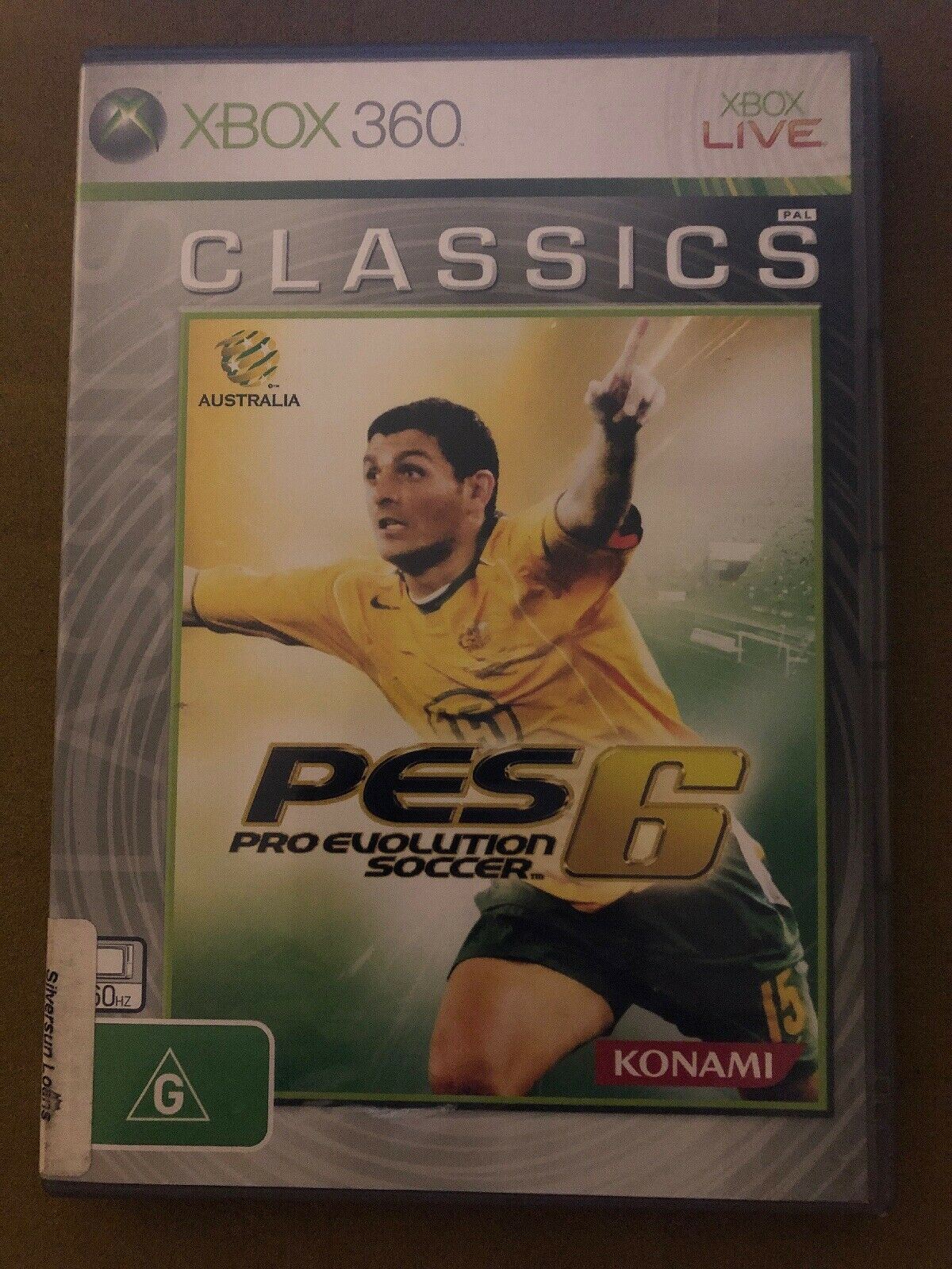 PRO EVOLUTION SOCCER 6 XBOX 360 - PAL - CASE - 2 COVERS - MANUAL