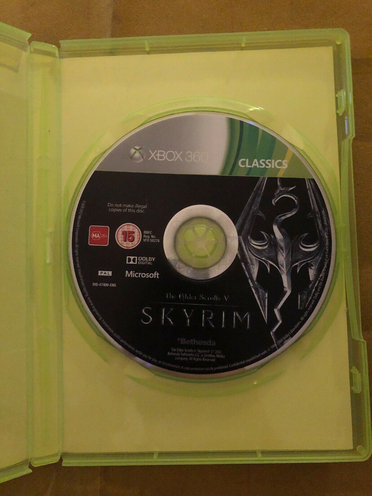 The Elder Scrolls V Skyrim - Microsoft Xbox 360 PAL Game