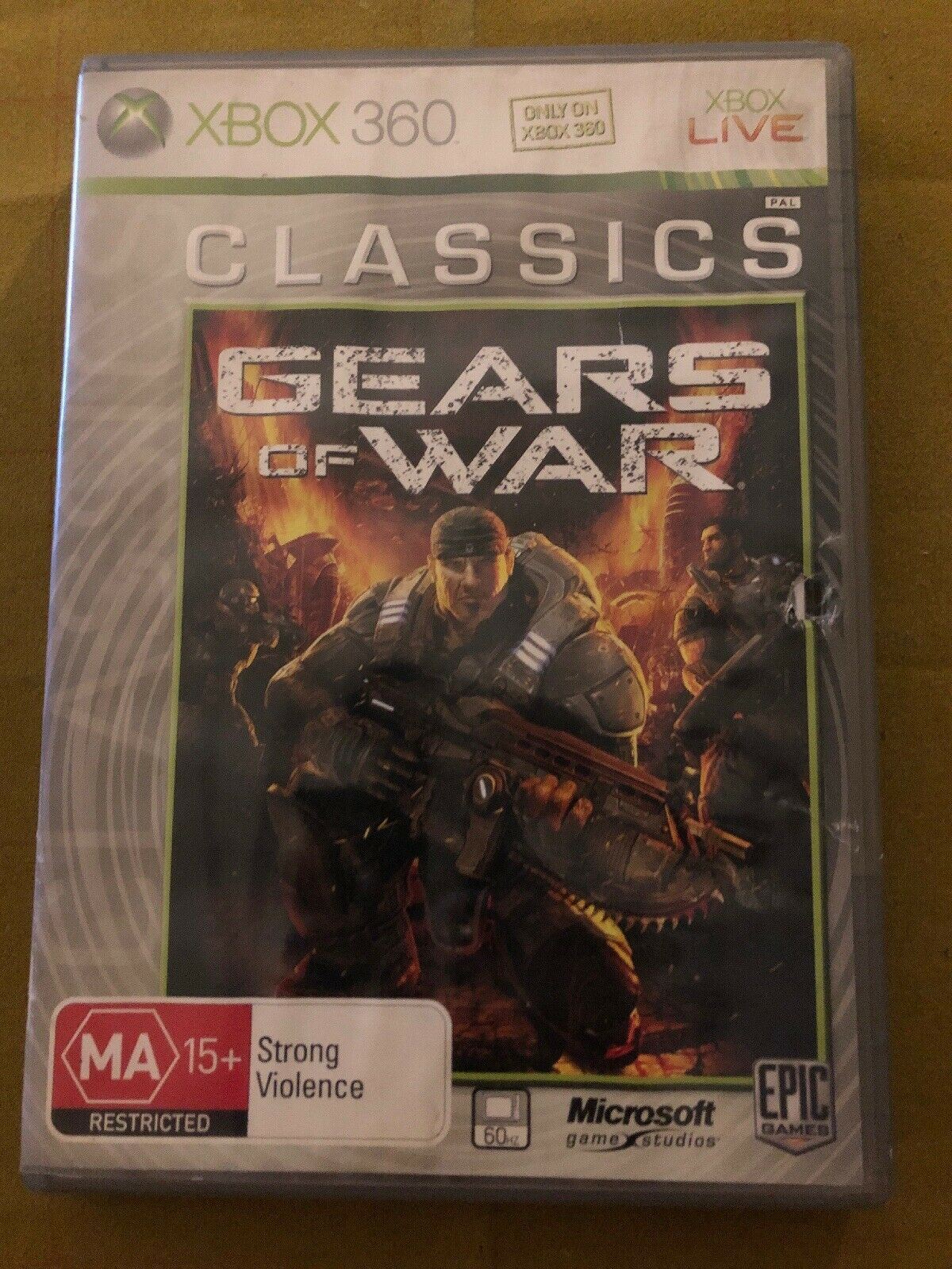 Gears of War - Microsoft XBOX 360 PAL Game with Manual