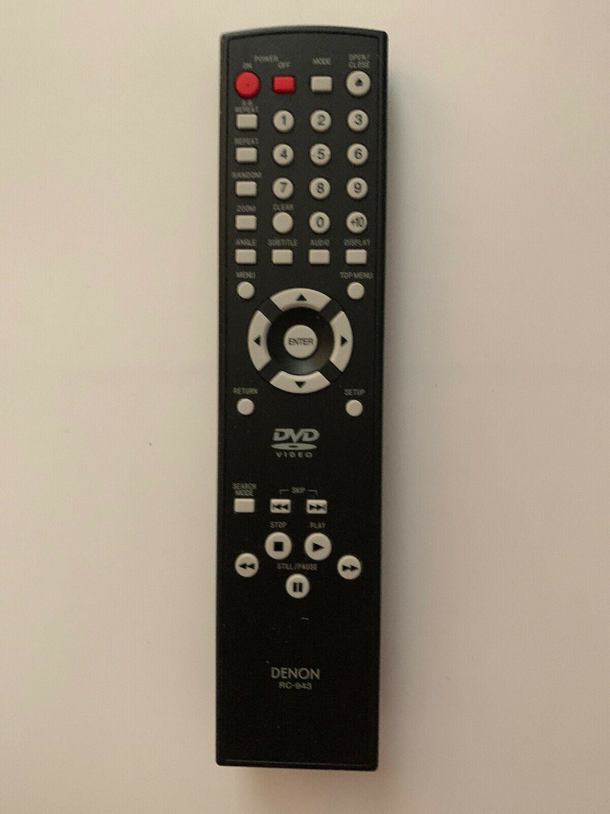 Genuine Denon RC-943 DVD Remote Control