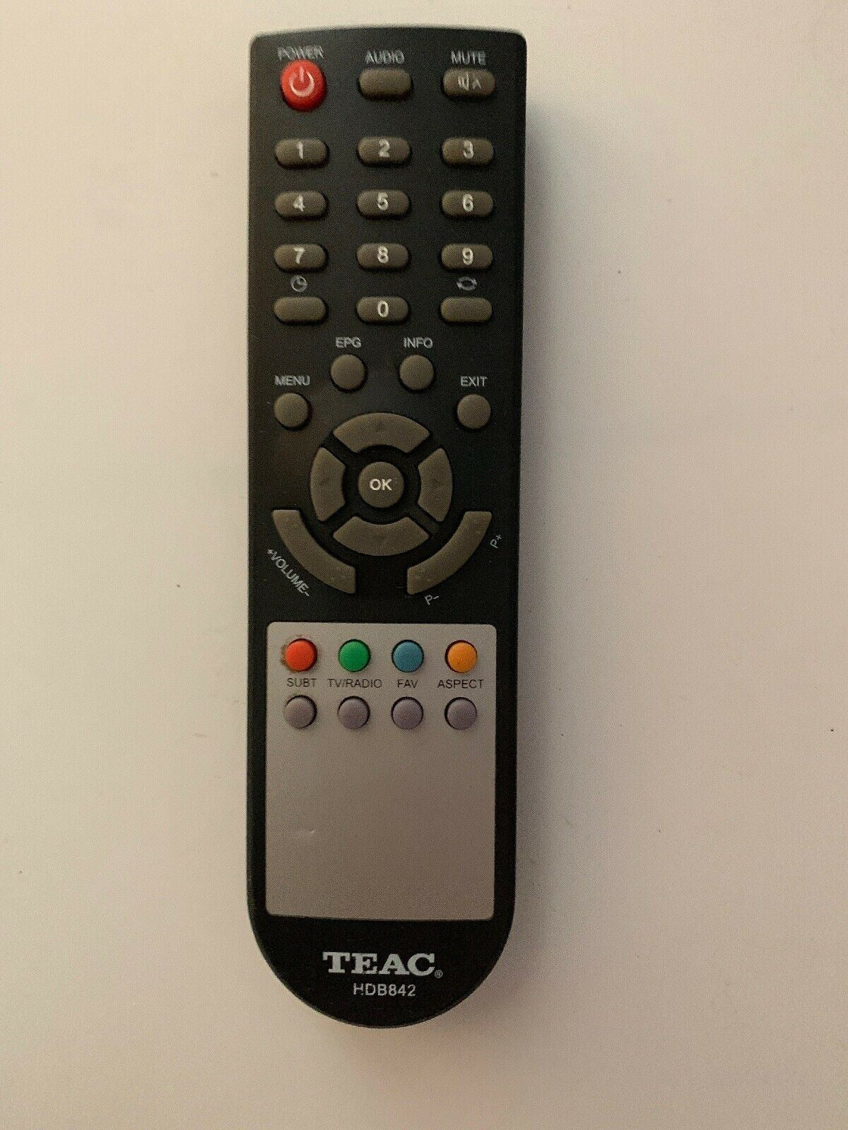 Genuine TEAC TV HDB842 Remote Control 240602000542 Lev32a1fhd Lev40a1fhd