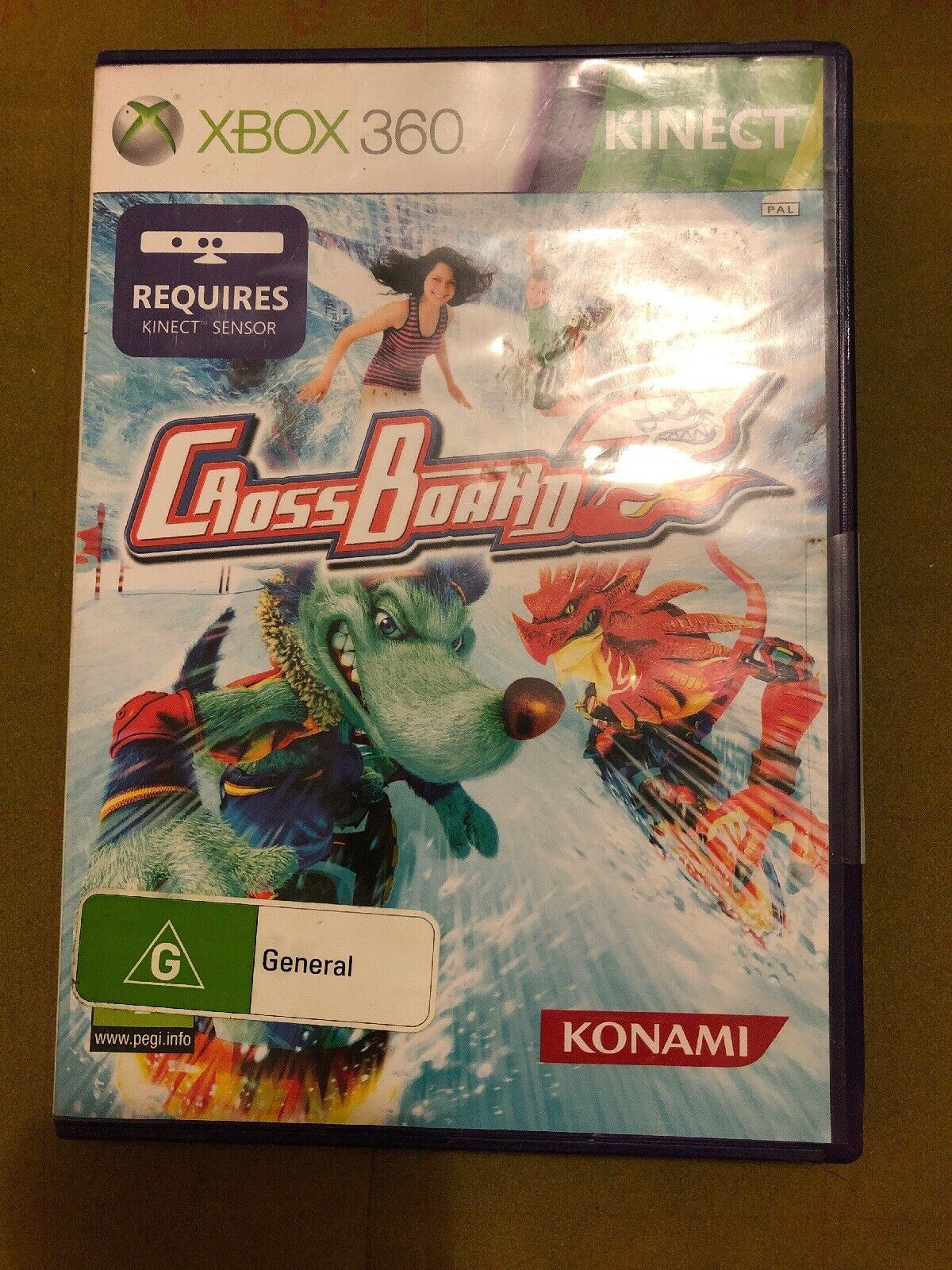 Cross Board 7 - XBOX 360 PAL VGC KINECT Snowboarding Game