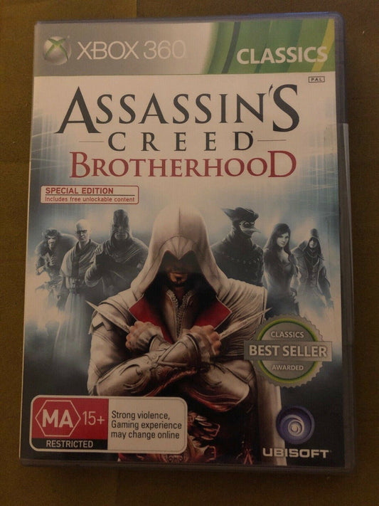 Assassin's Creed: Brother Hood - Microsoft Xbox 360 PAL Game