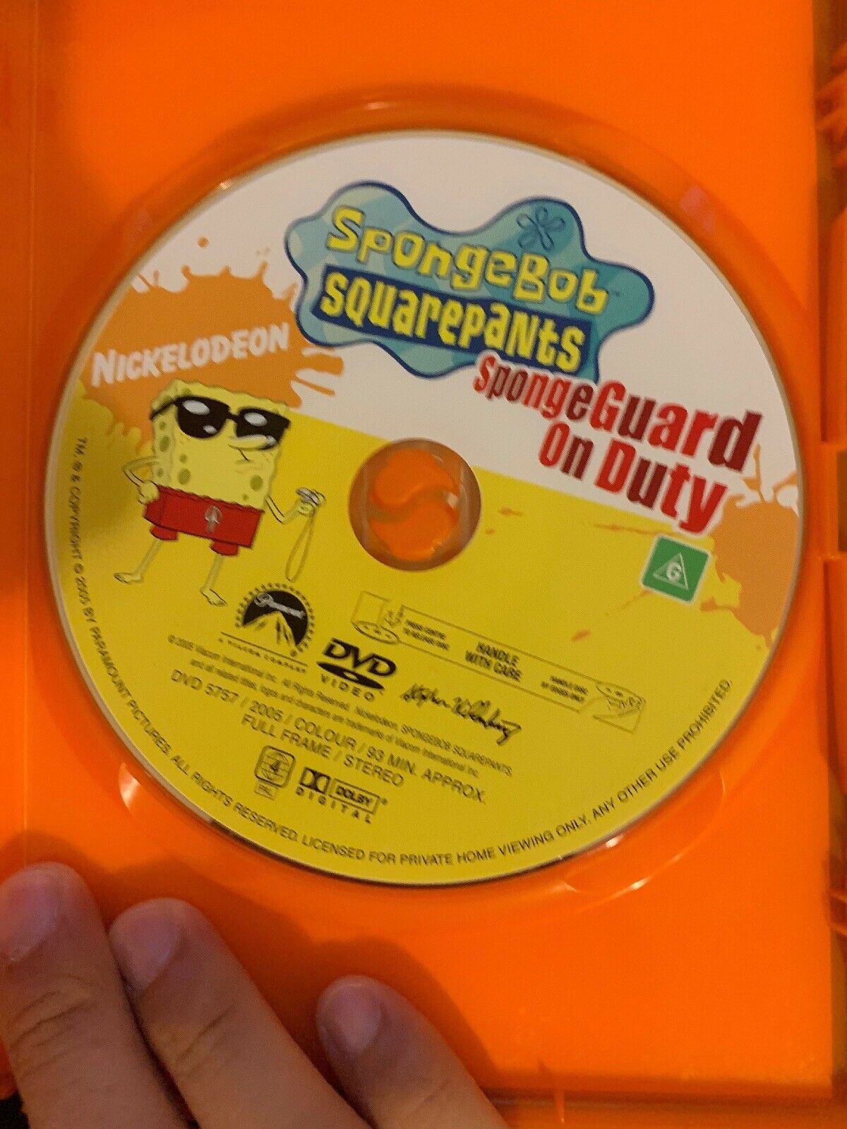 Spongebob Squarepants - Sponge Guard On Duty (DVD, 2006)