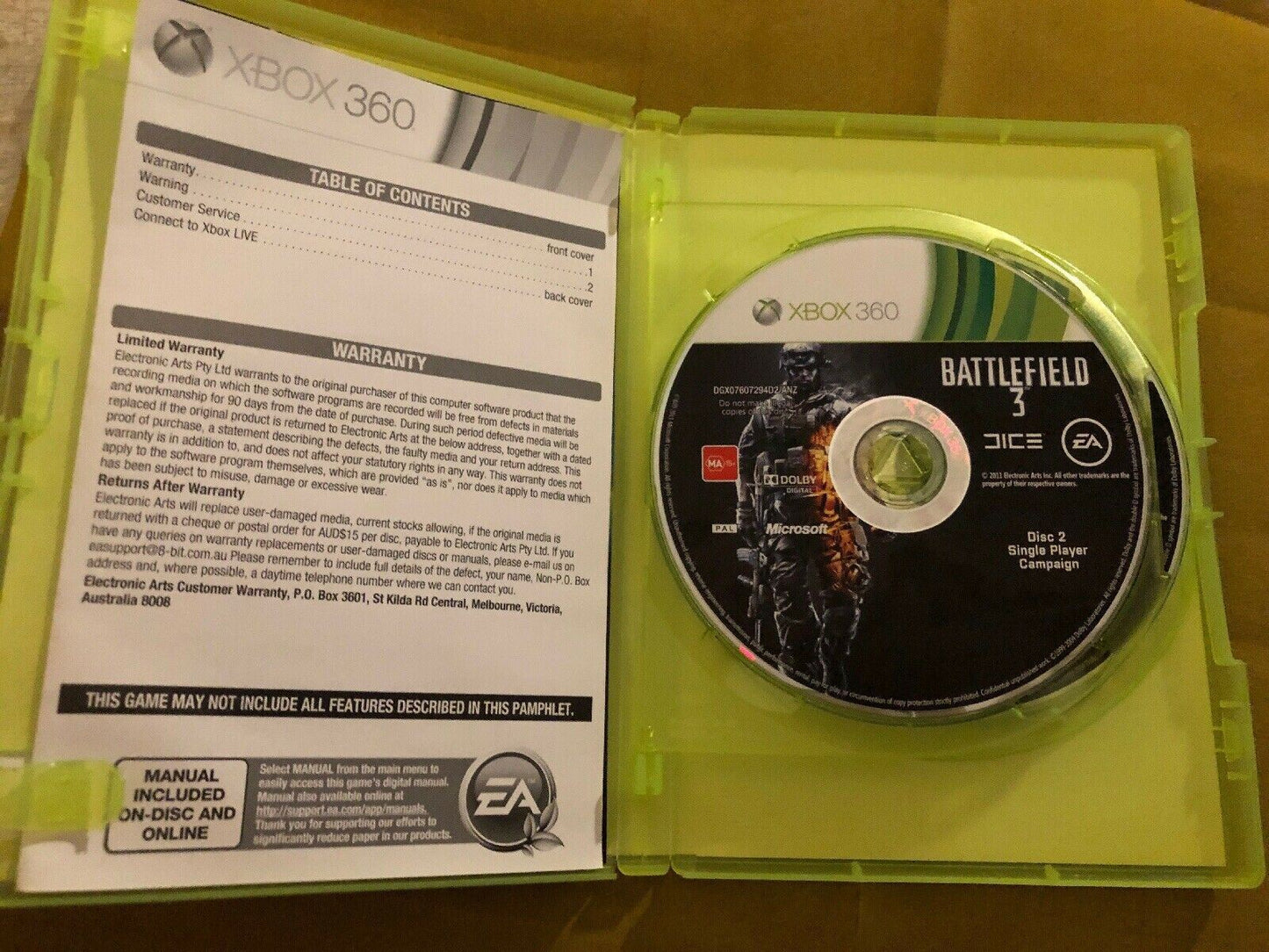 Battlefield 3 - Microsoft XBOX 360 PAL Game