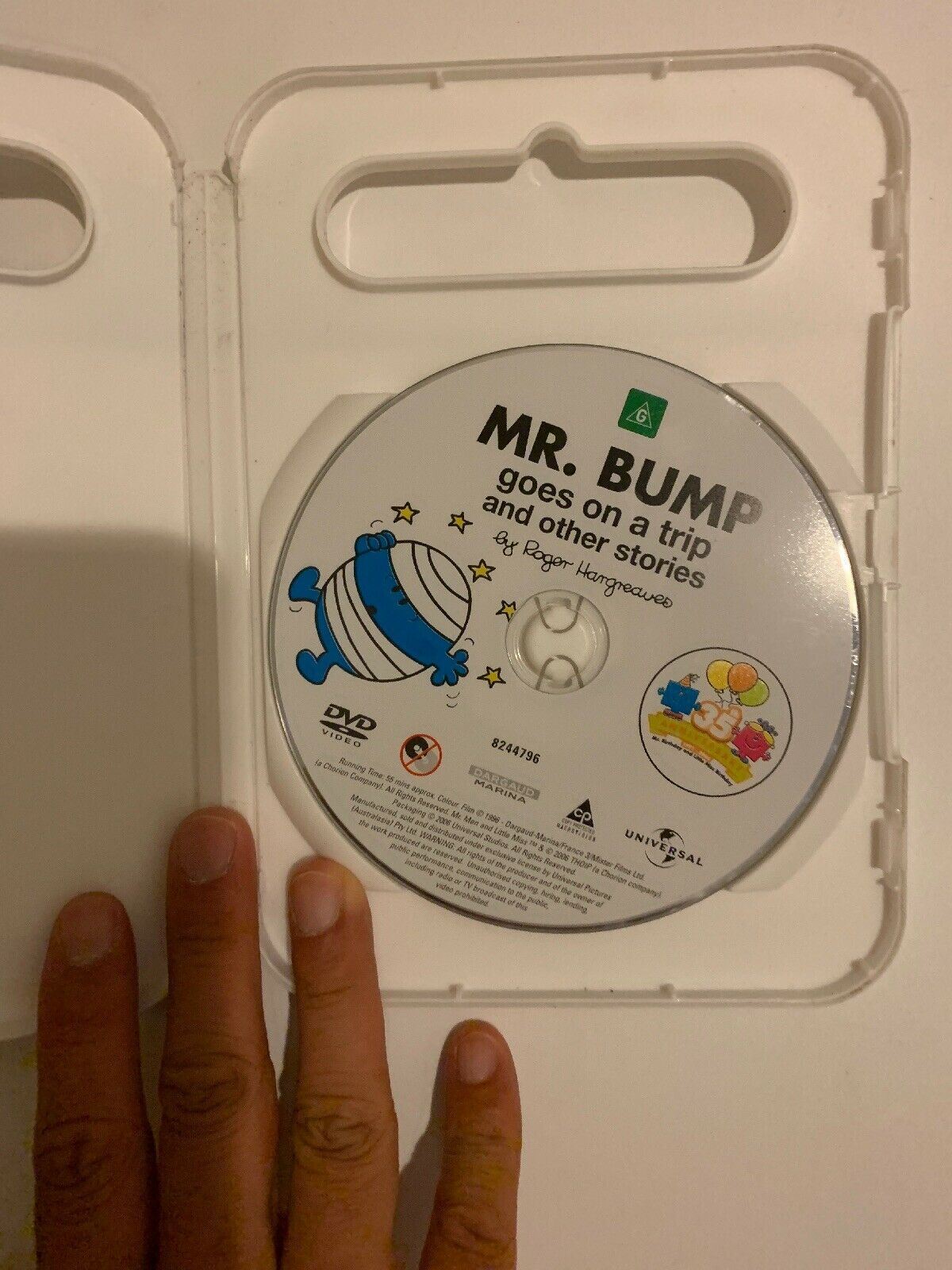 MR. BUMP GOES ON A TRIP by Roger Hargreaves DVD ***MR. MEN/LITTLE MISS*** 12 eps