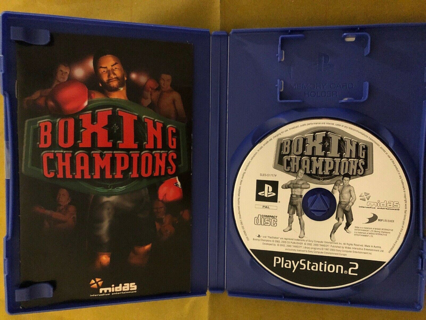 Boxing Champions - Sony PS2 PAL PlayStation 2 Complete with Manual Sports THQ
