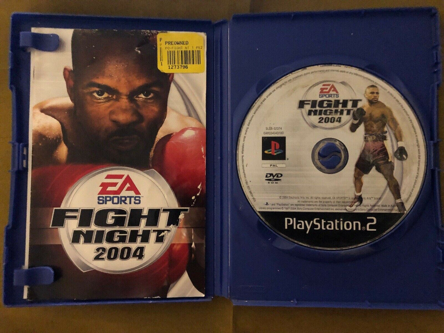 Fight Night 2004 - Sony PlayStation 2 PS2 Boxing EA Sports PAL Game