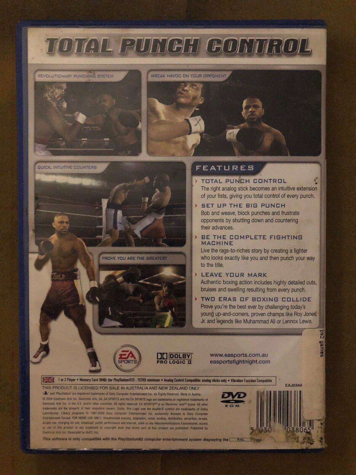 Fight Night 2004 - Sony PlayStation 2 PS2 Boxing EA Sports PAL Game